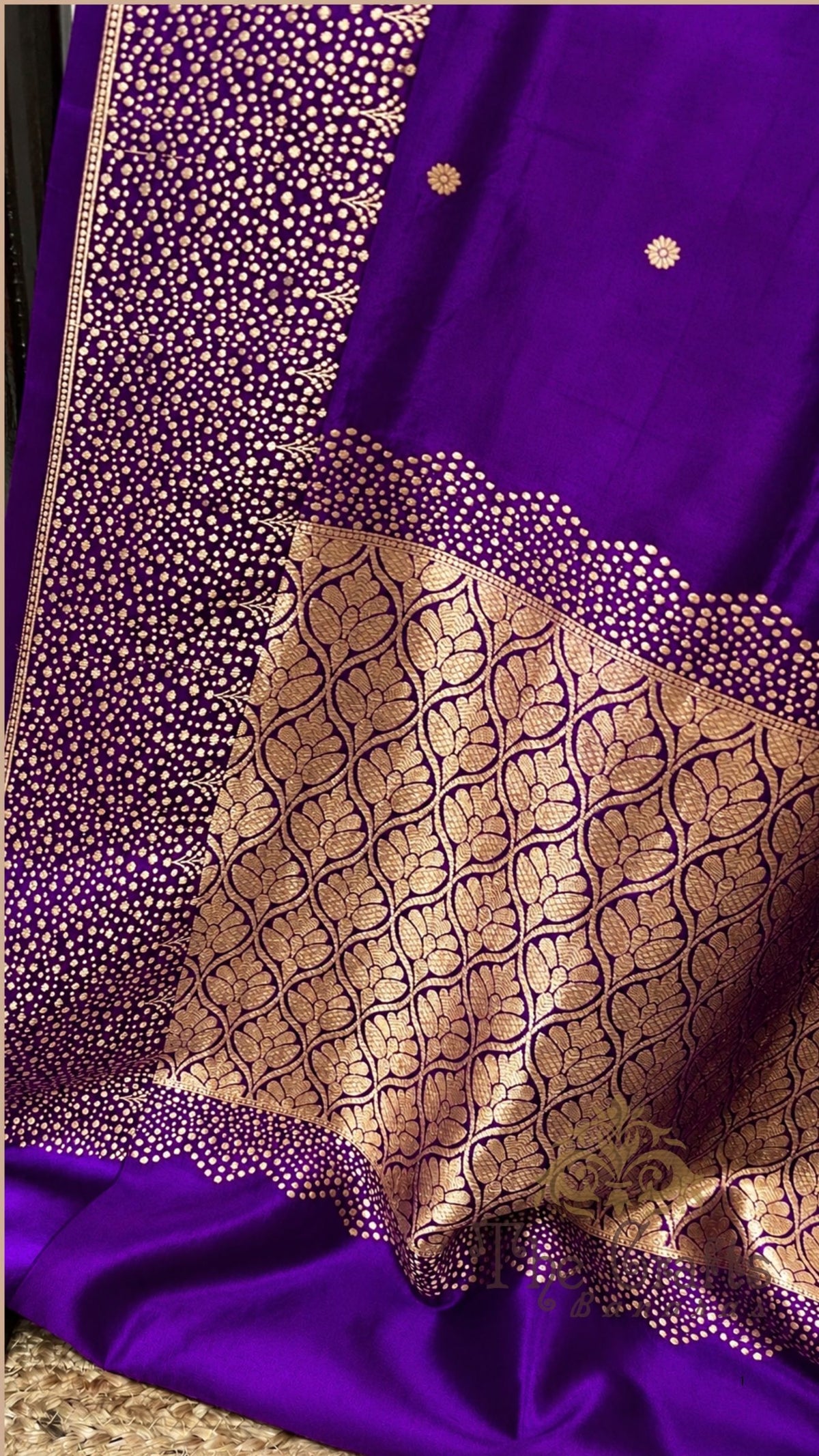 Pure Mango Silk Handloom Banarasi Saree
