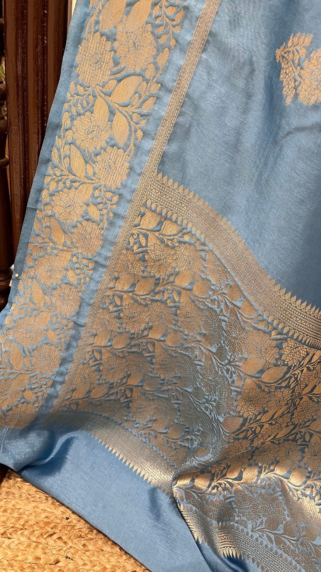 Pure Mango Silk Banarasi Saree