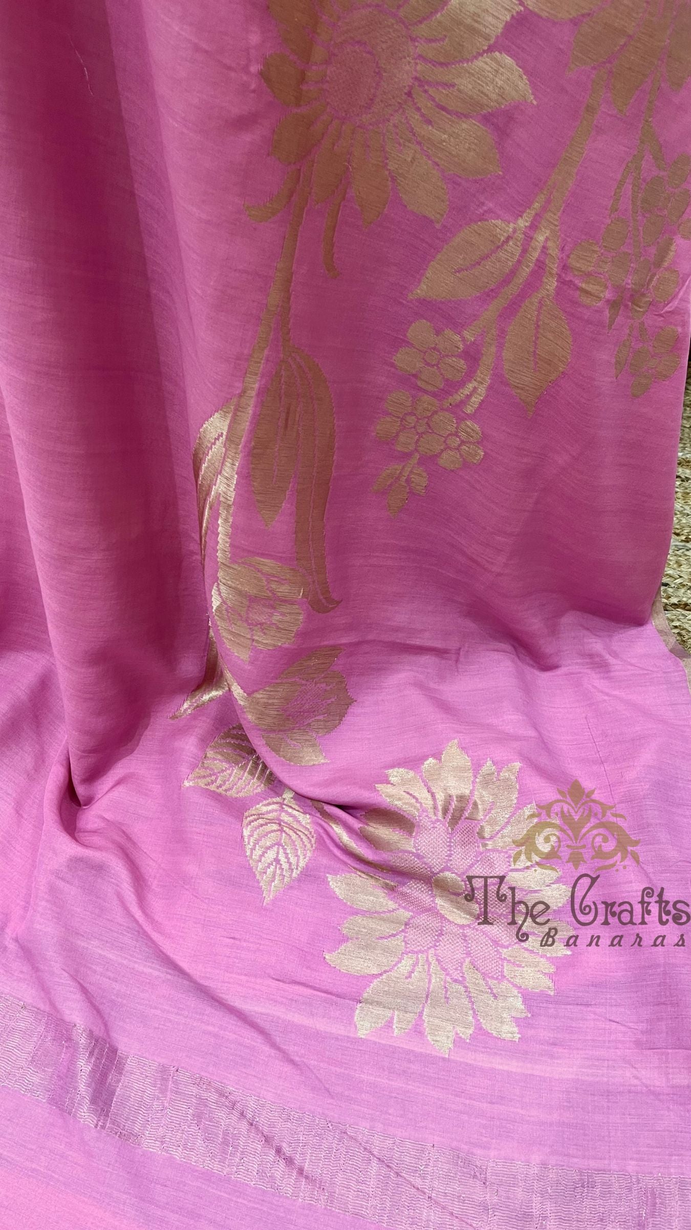Pure Munga Silk Handloom Banarasi Saree