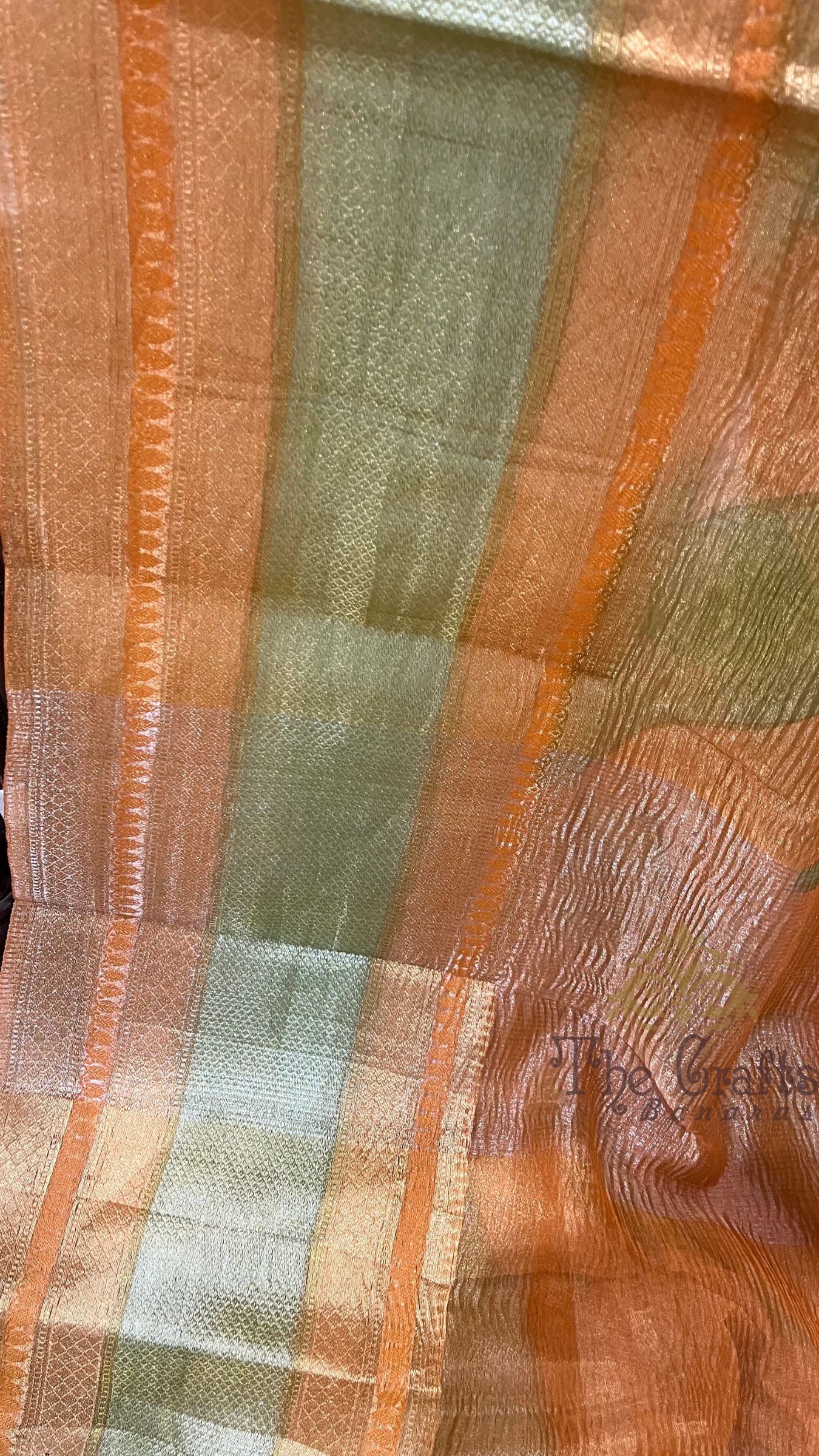 Pure Crush Tissue Silk Banarasi Saree