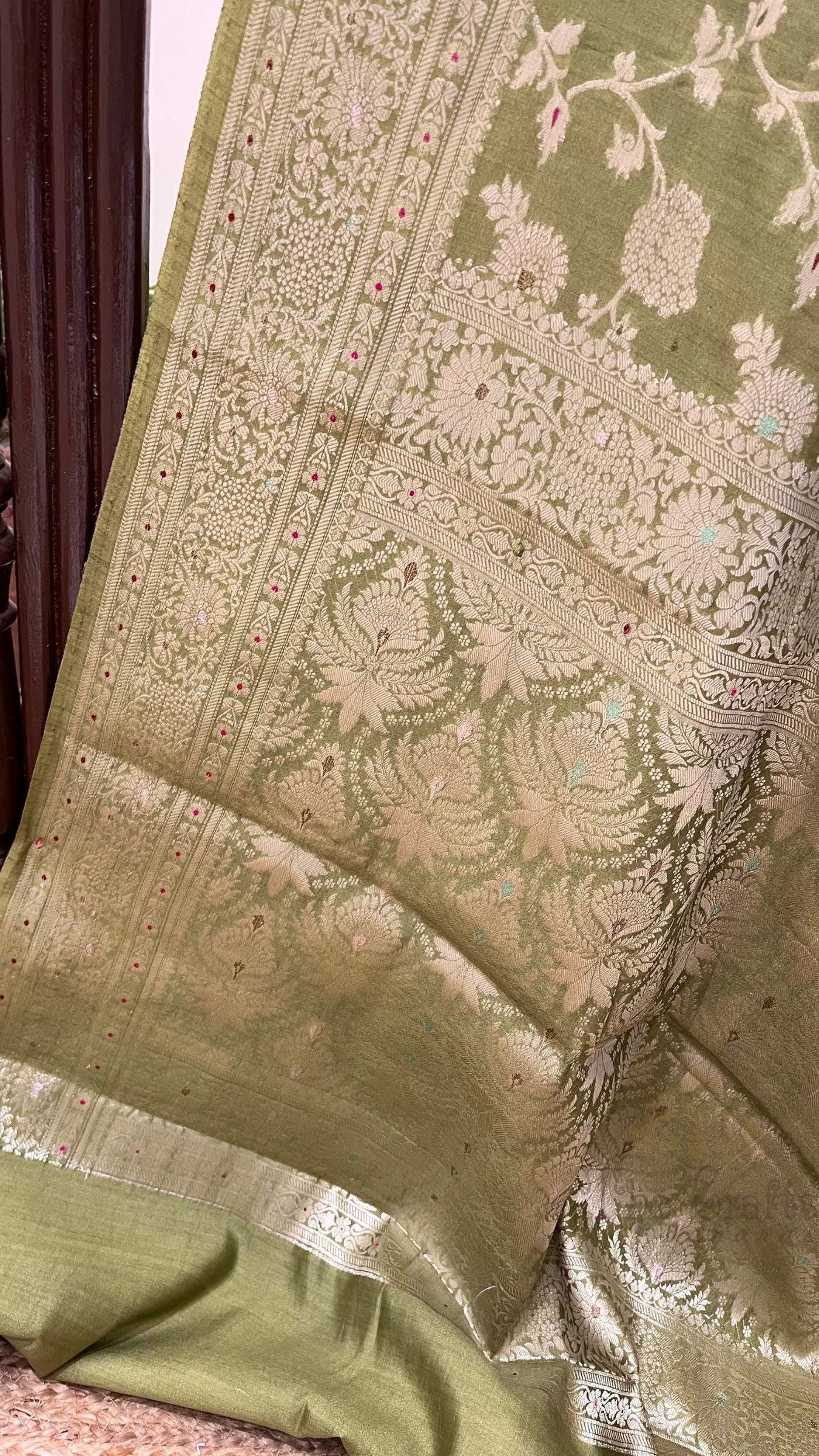 Pure Chiniya Silk Banarasi Saree