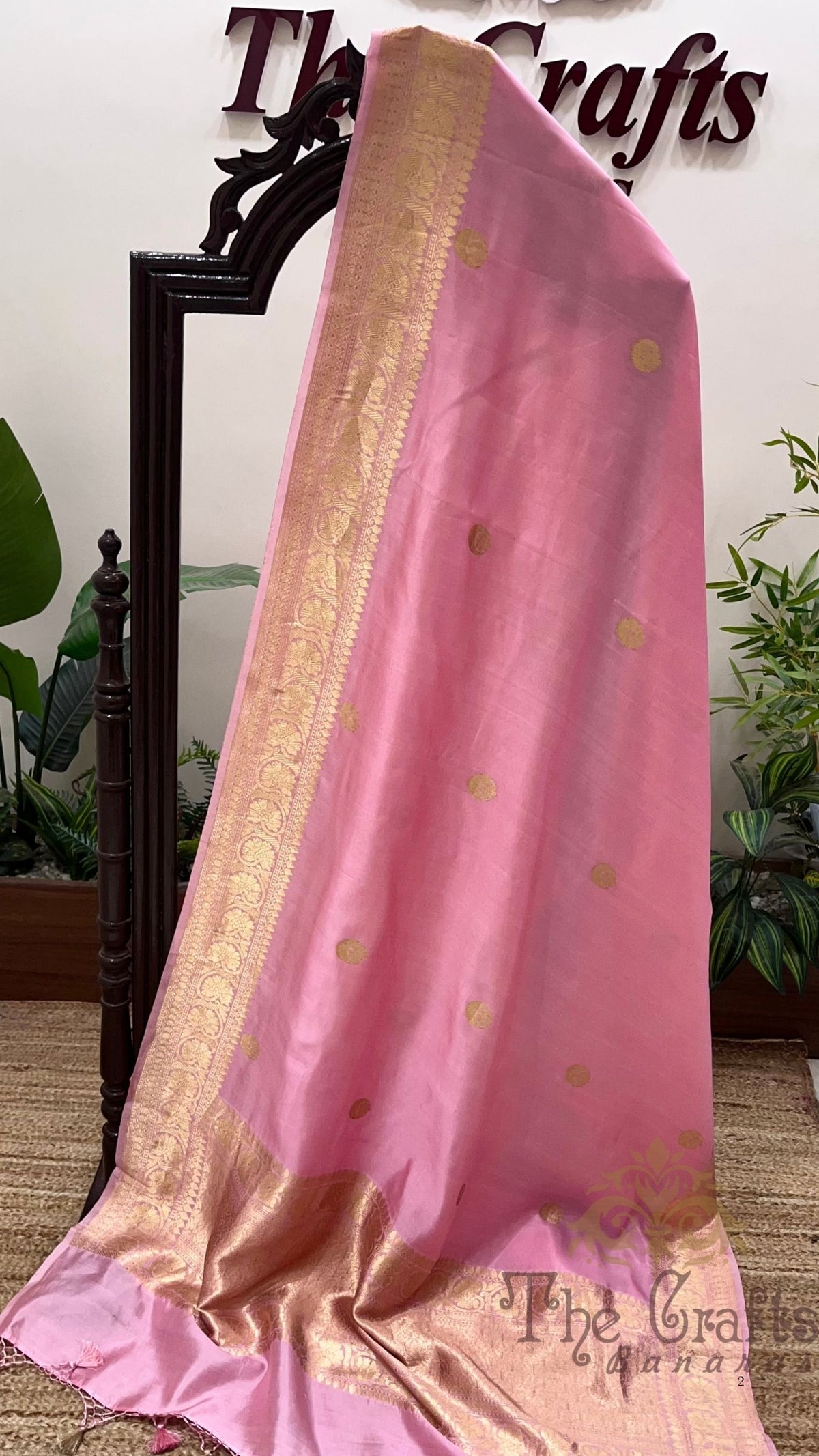 Pure Mango Silk Handloom Banarasi Saree