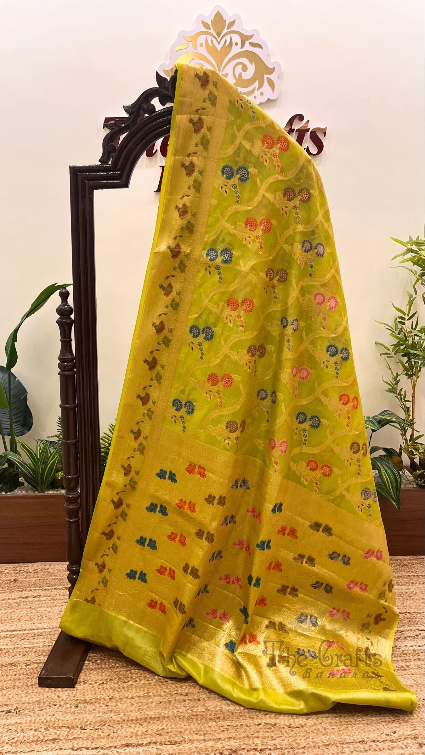 Pure Tussar Silk Banarasi Saree