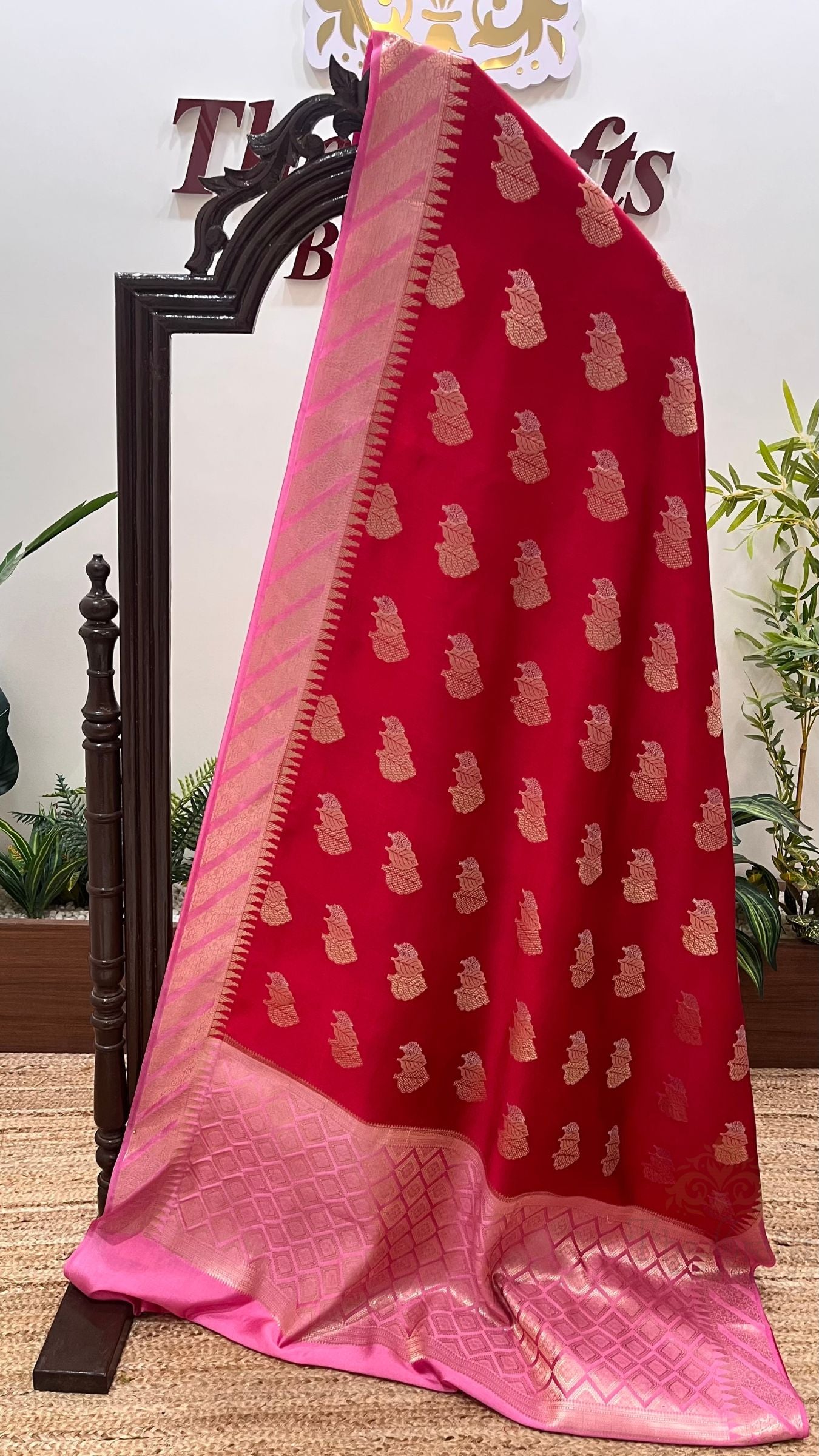 Pure Mango Silk Banarasi Saree