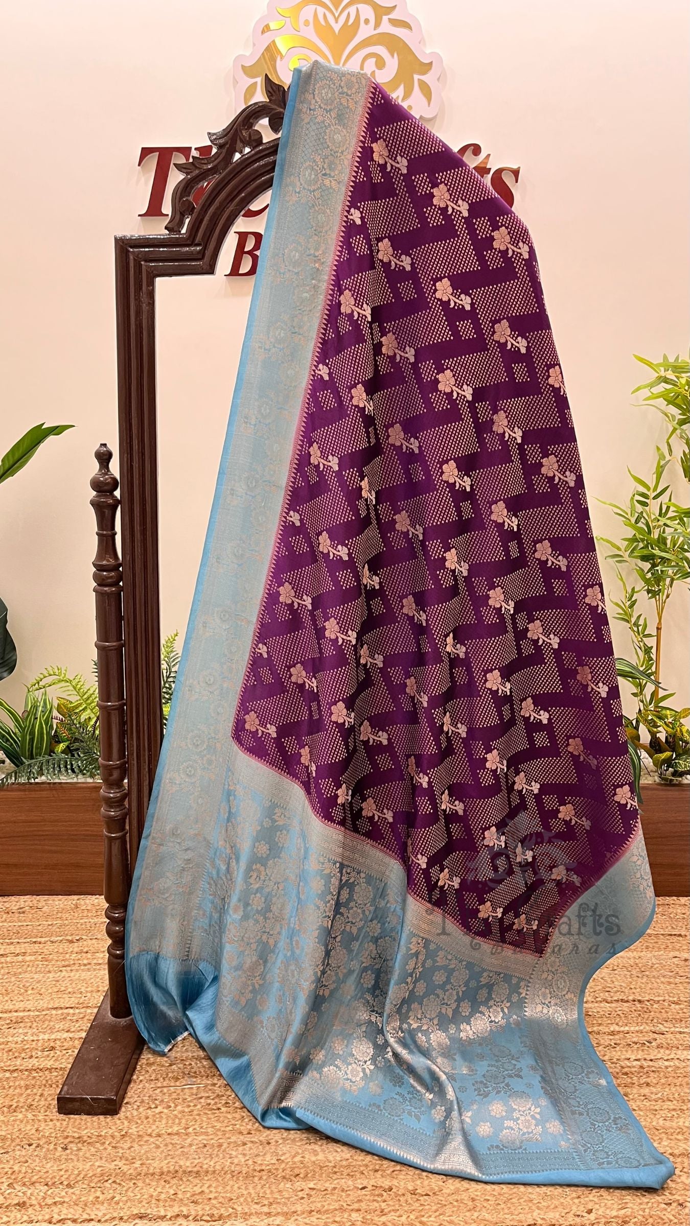 Pure Mango Silk Banarasi Saree