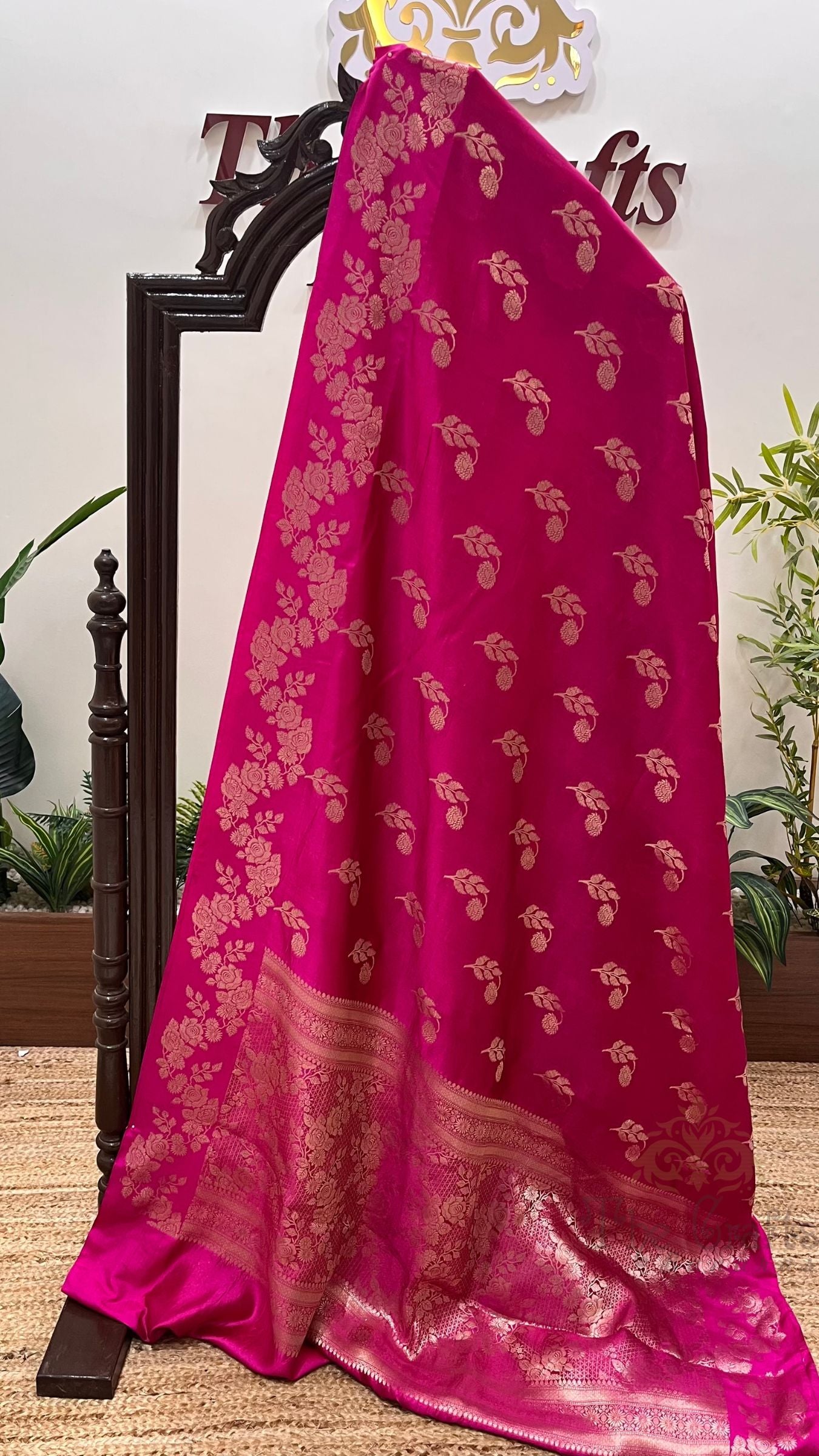Pure Mango Silk Handloom Banarasi Saree
