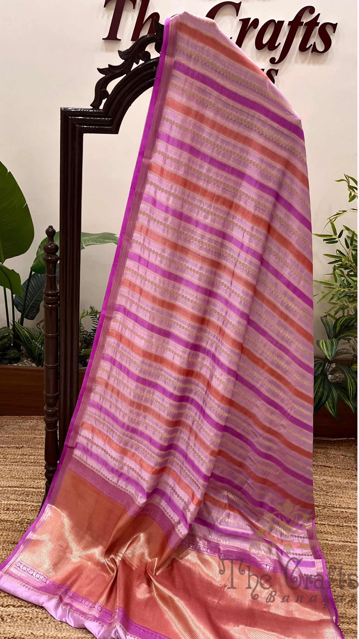 Pure Mango Silk Banarasi Saree