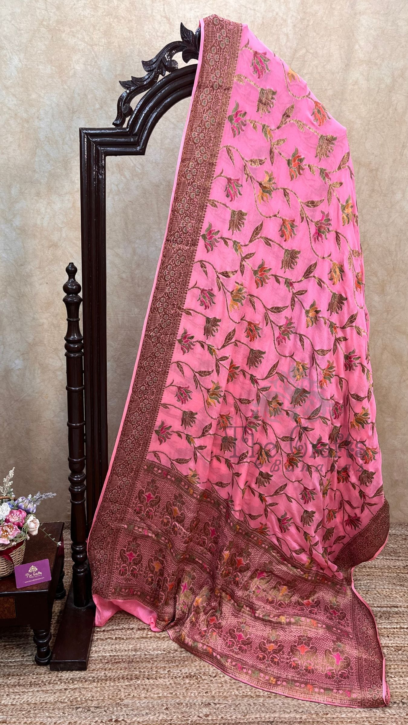 Pure Khaddi Chiffon Banarasi Saree