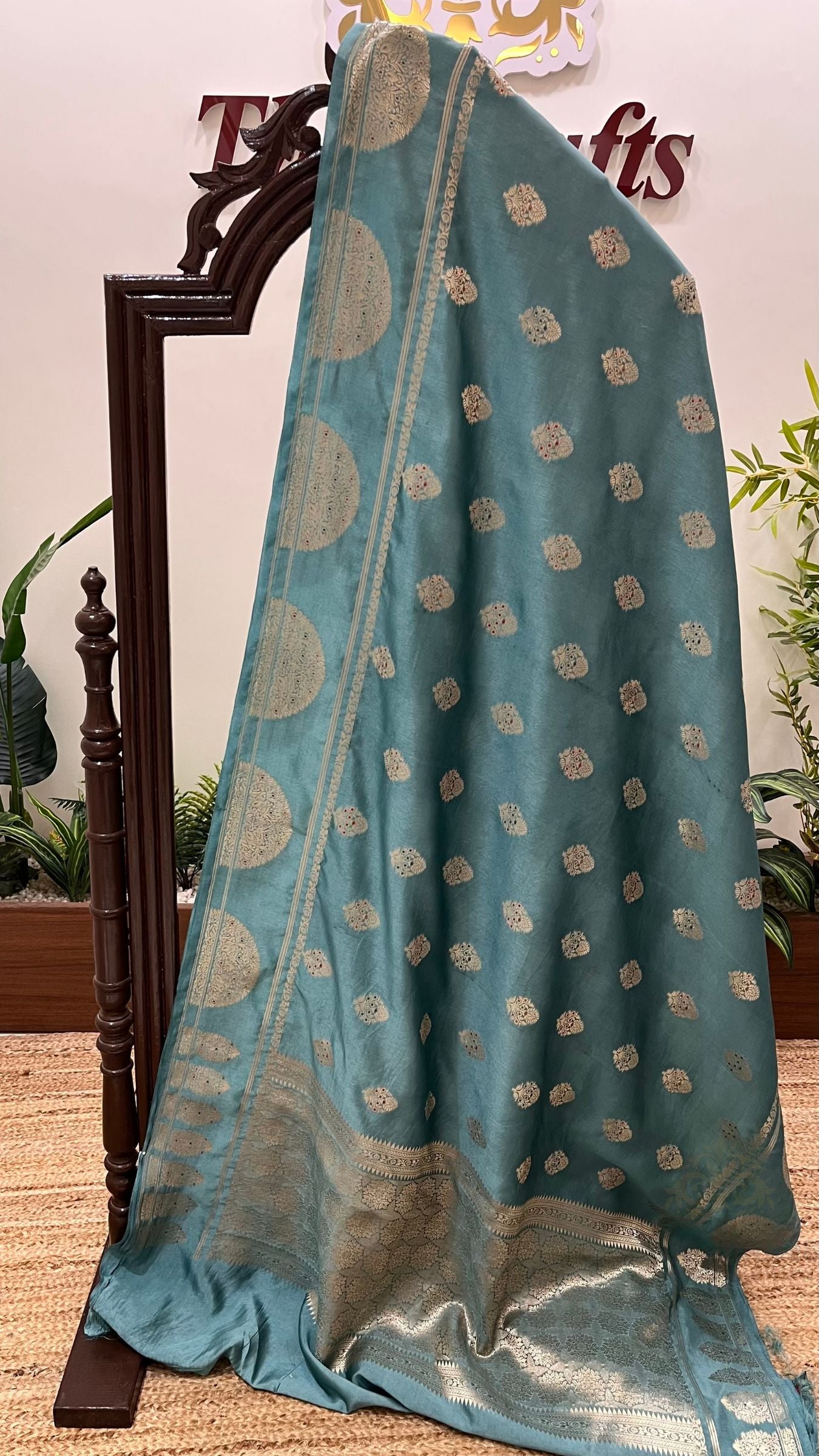 Pure Mango Silk Banarasi Saree
