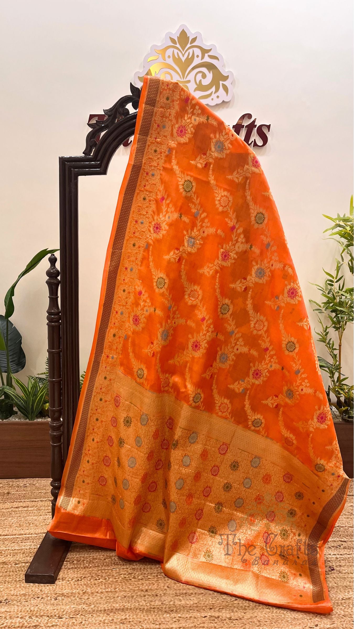 Pure Tussar Silk Banarasi Saree