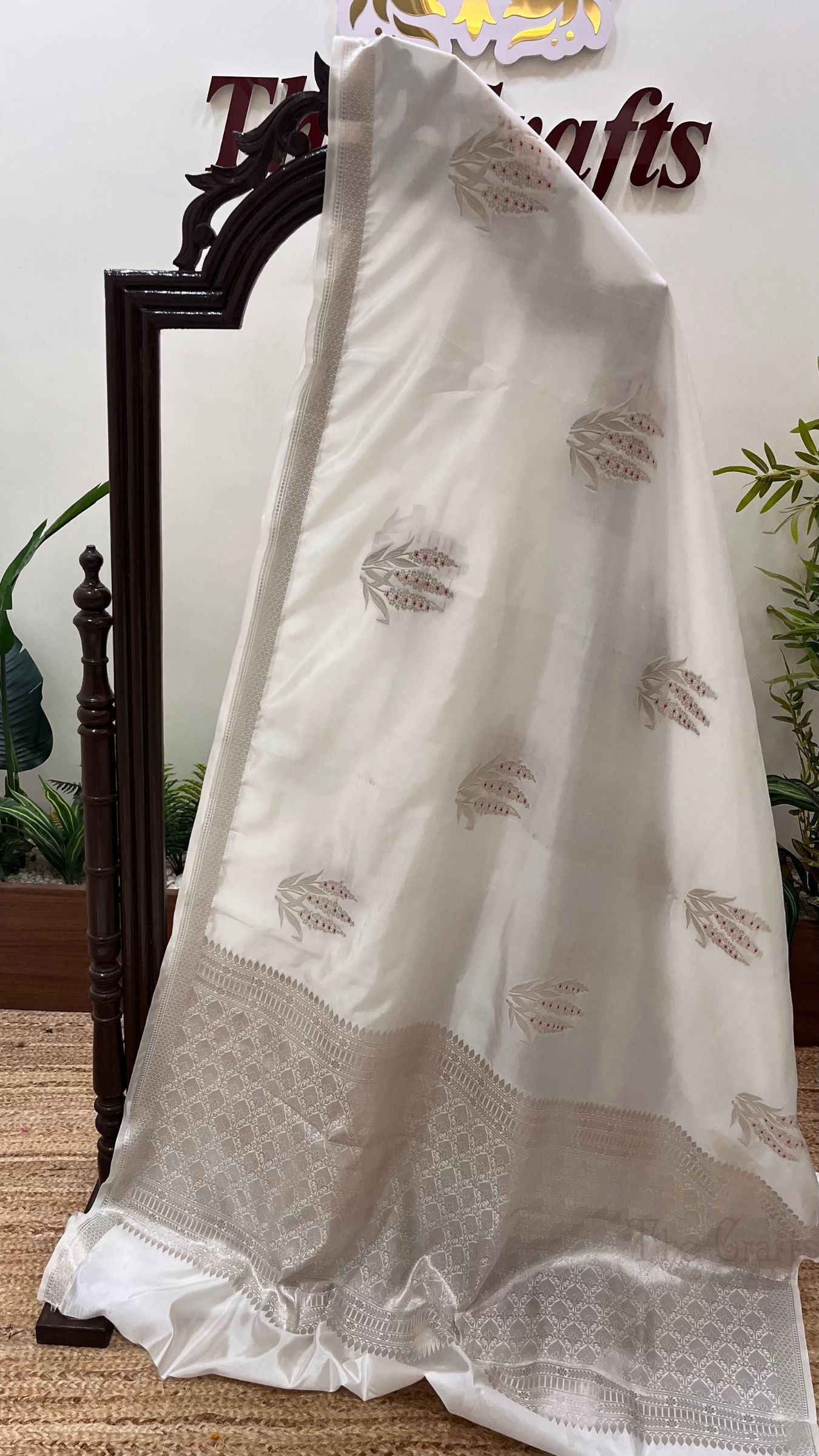 Pure Mango Silk Handloom Banarasi Saree