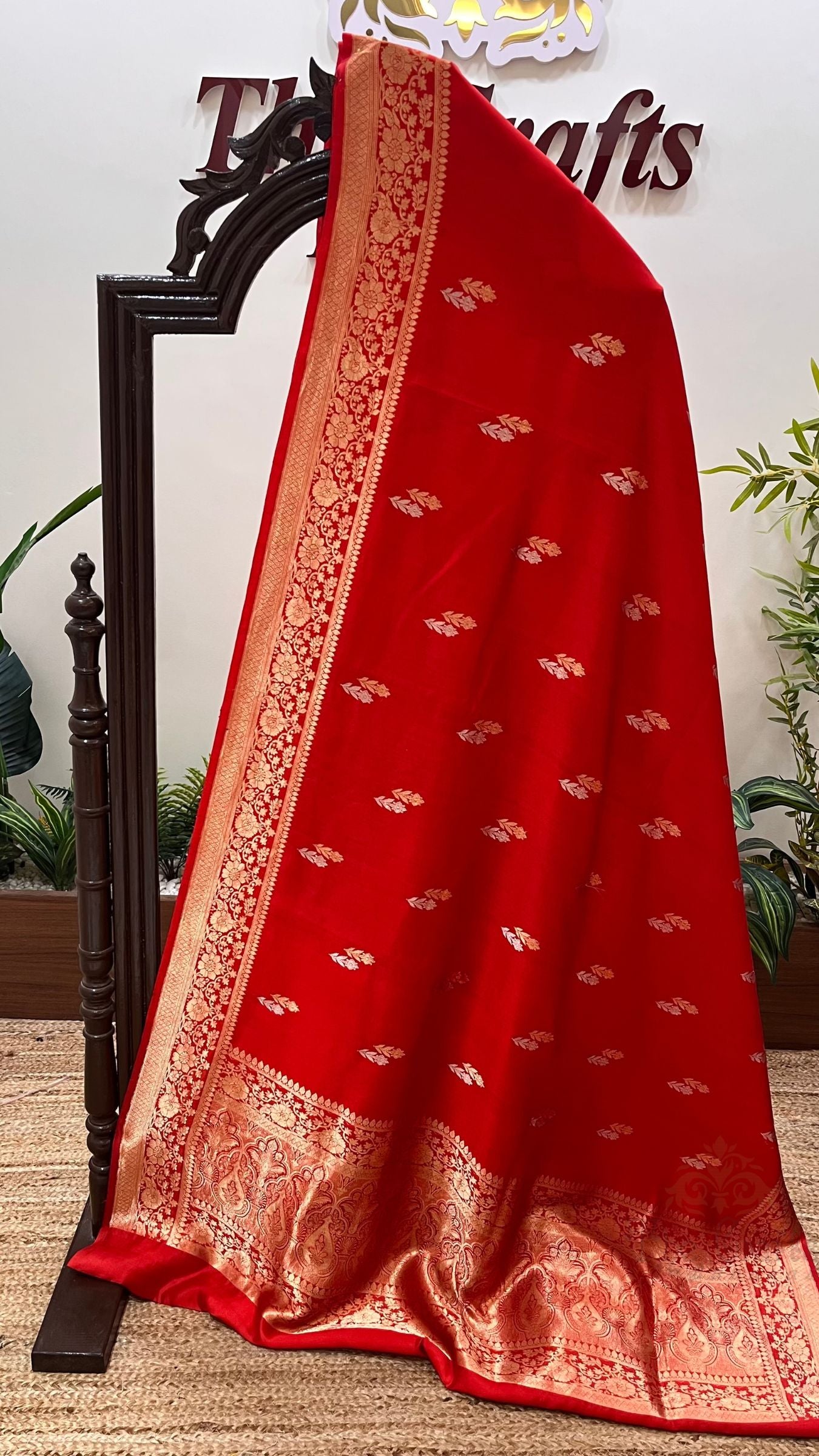 Pure Mango Silk Handloom Banarasi Saree