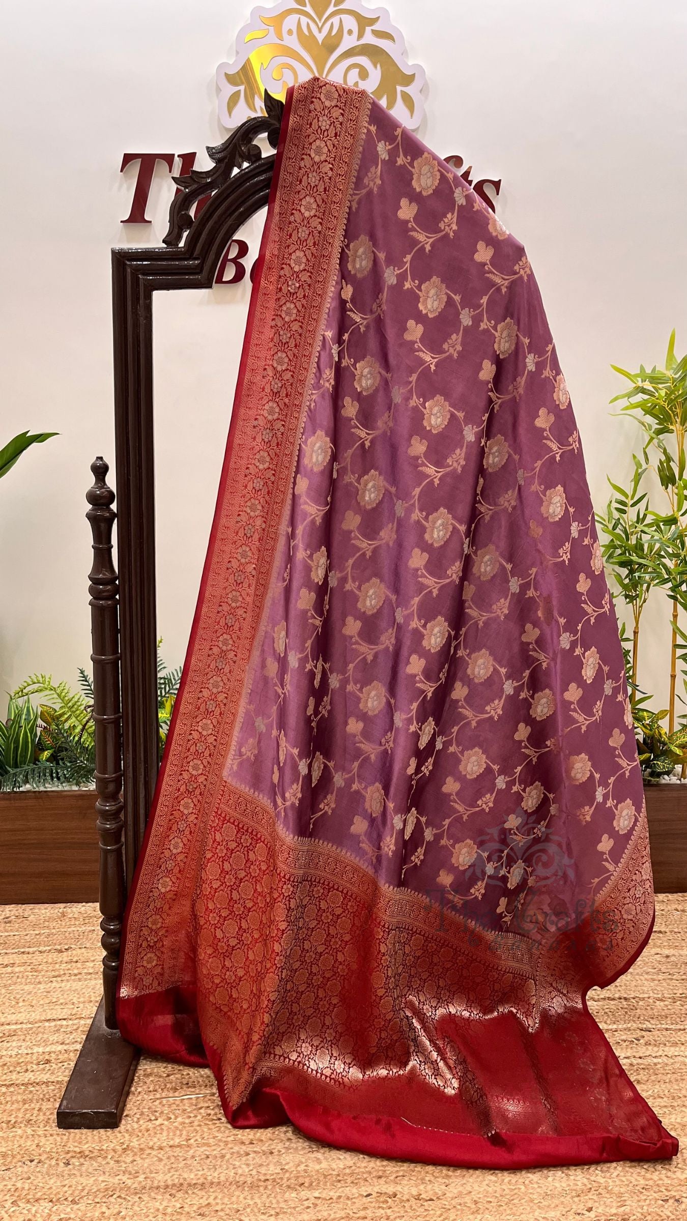 Pure Mango Silk Banarasi Saree