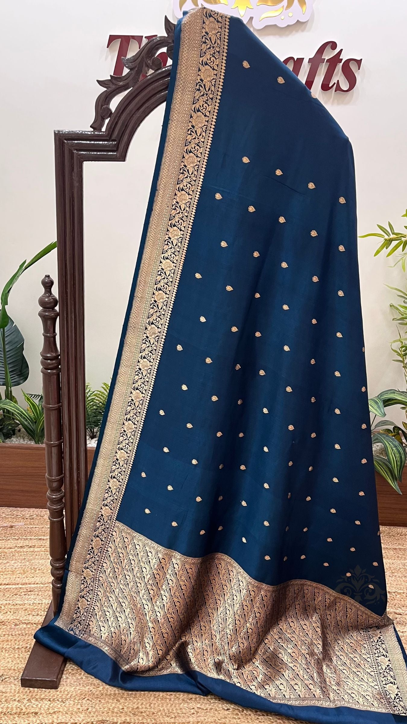 Pure Mango Silk Handloom Banarasi Saree