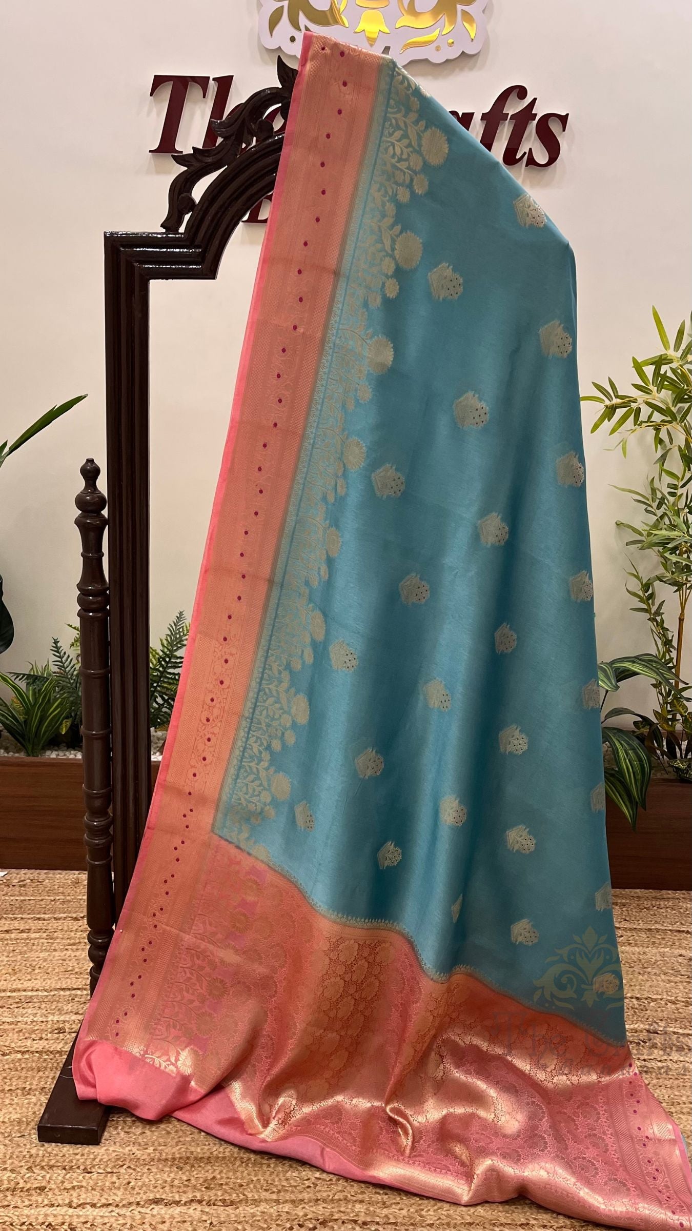 Pure Dupion Silk Banarasi Saree