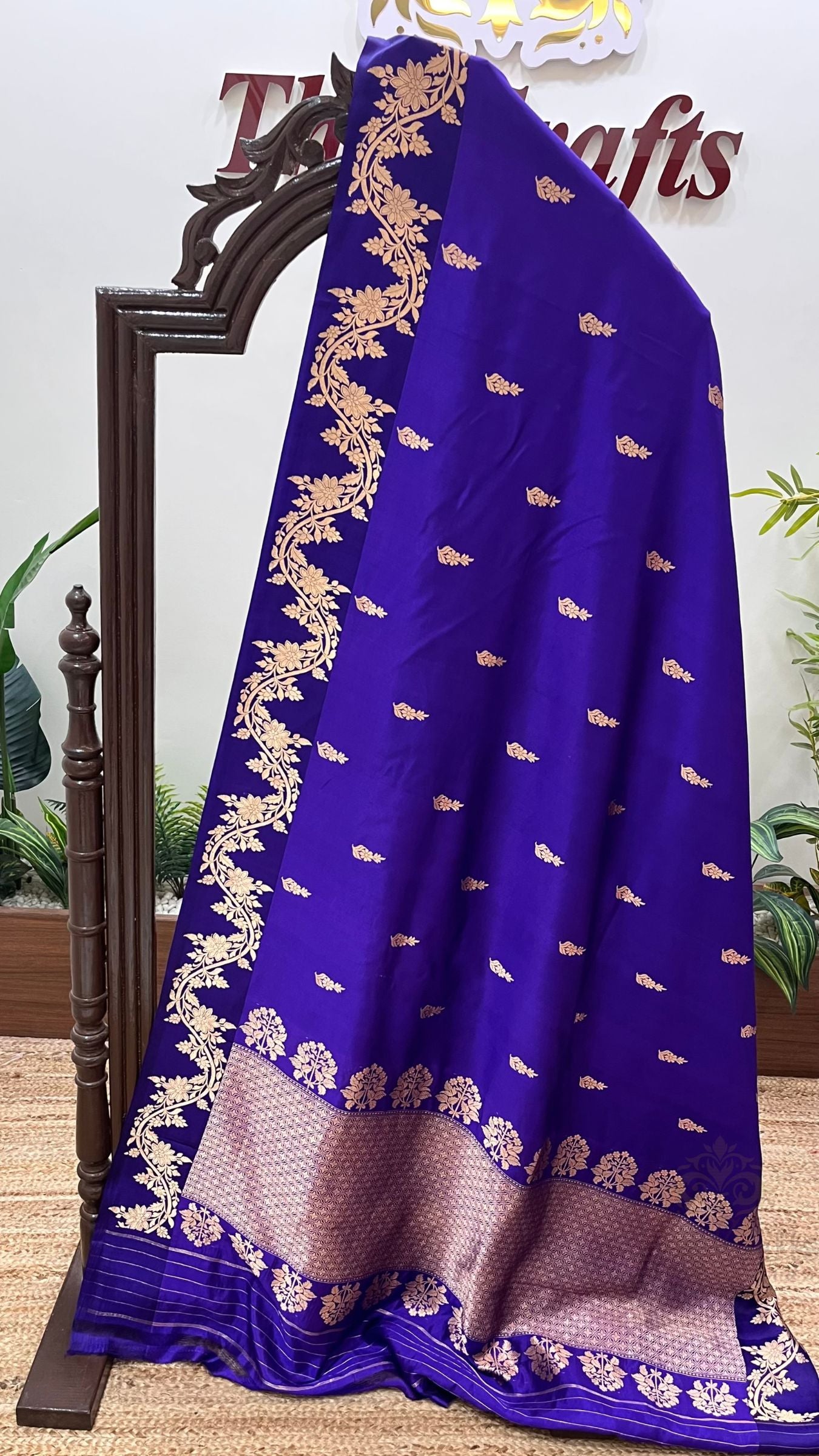 Pure Mango Silk Handloom Banarasi Saree