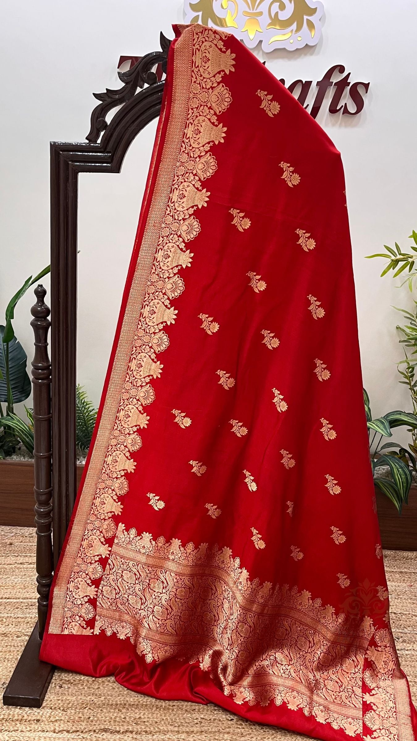 Pure Mango Silk Handloom Banarasi Saree