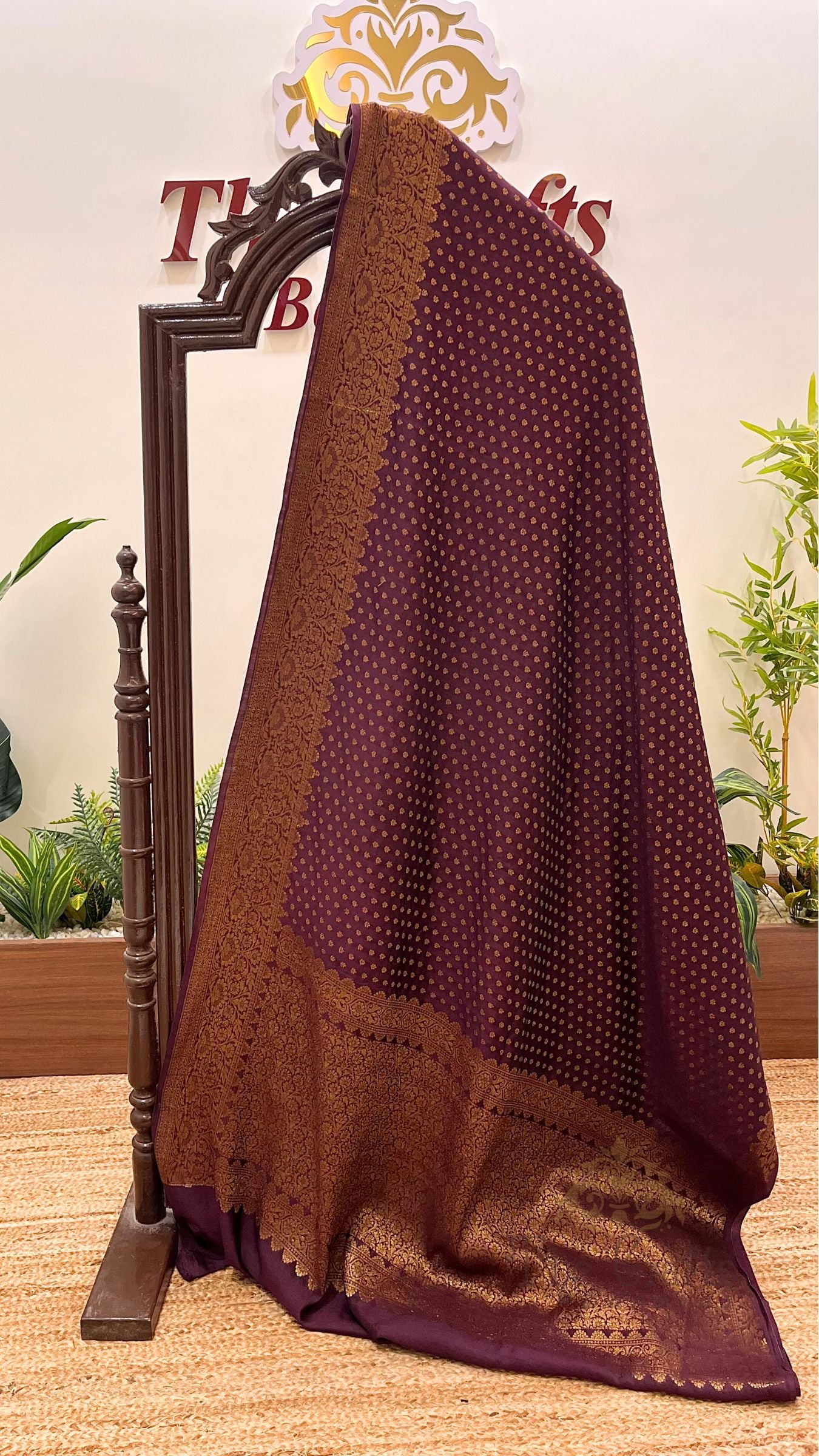 Pure Chiniya Silk Banarasi Saree