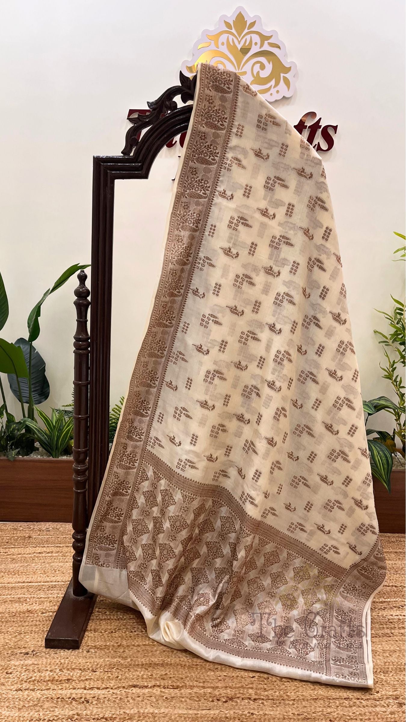 Pure Tussar Silk Banarasi Saree