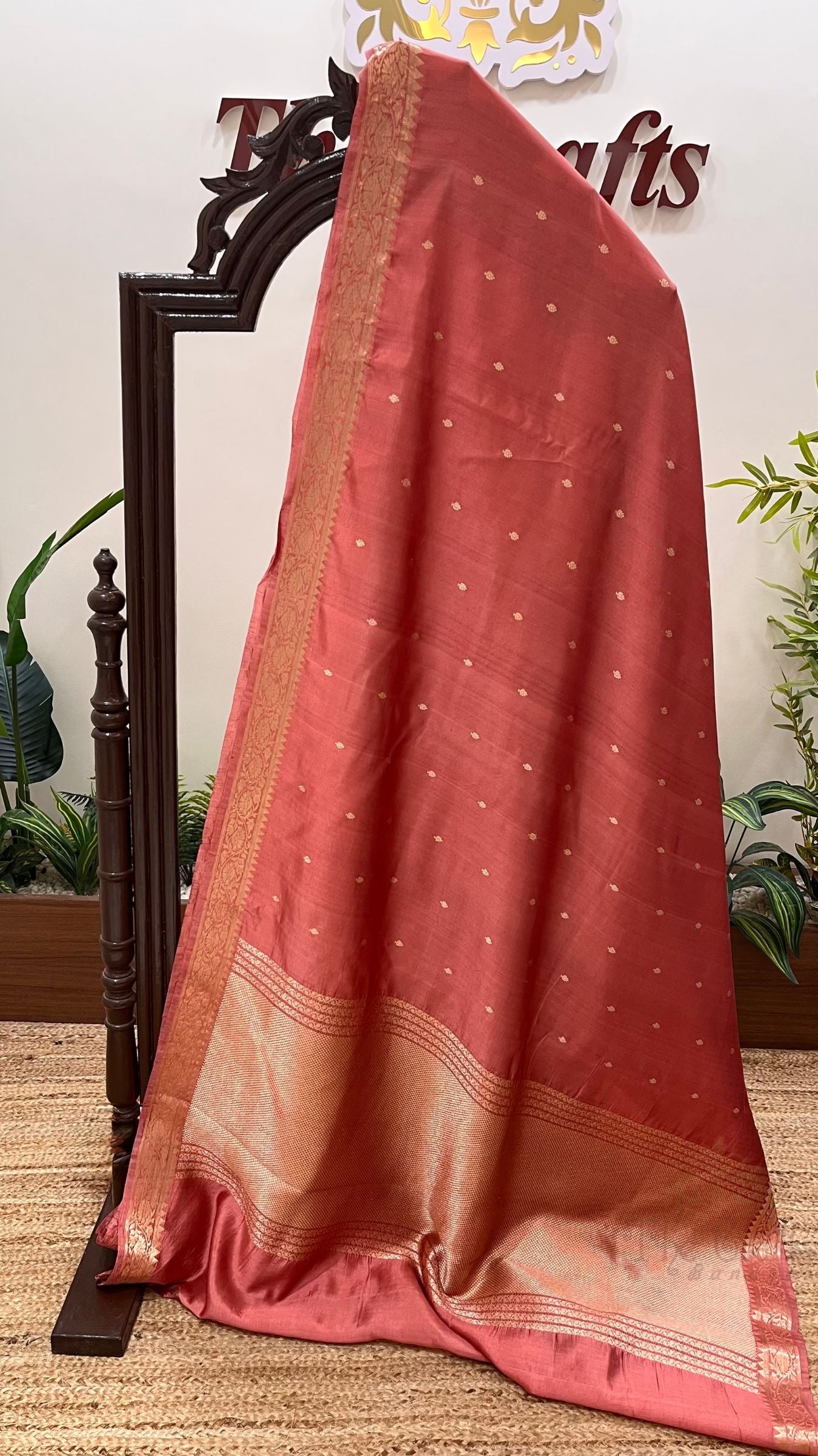 Pure Mango Silk Handloom Banarasi Saree