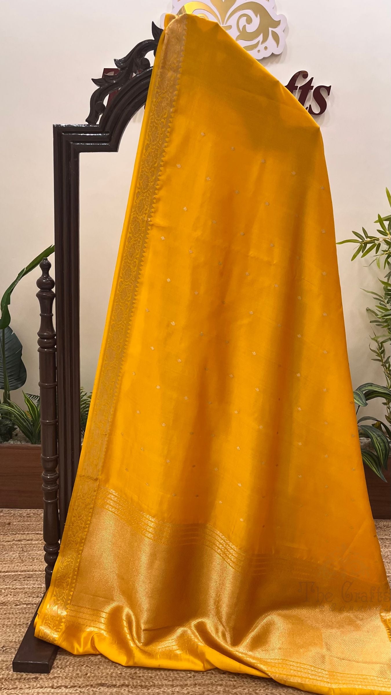 Pure Mango Silk Handloom Banarasi Saree