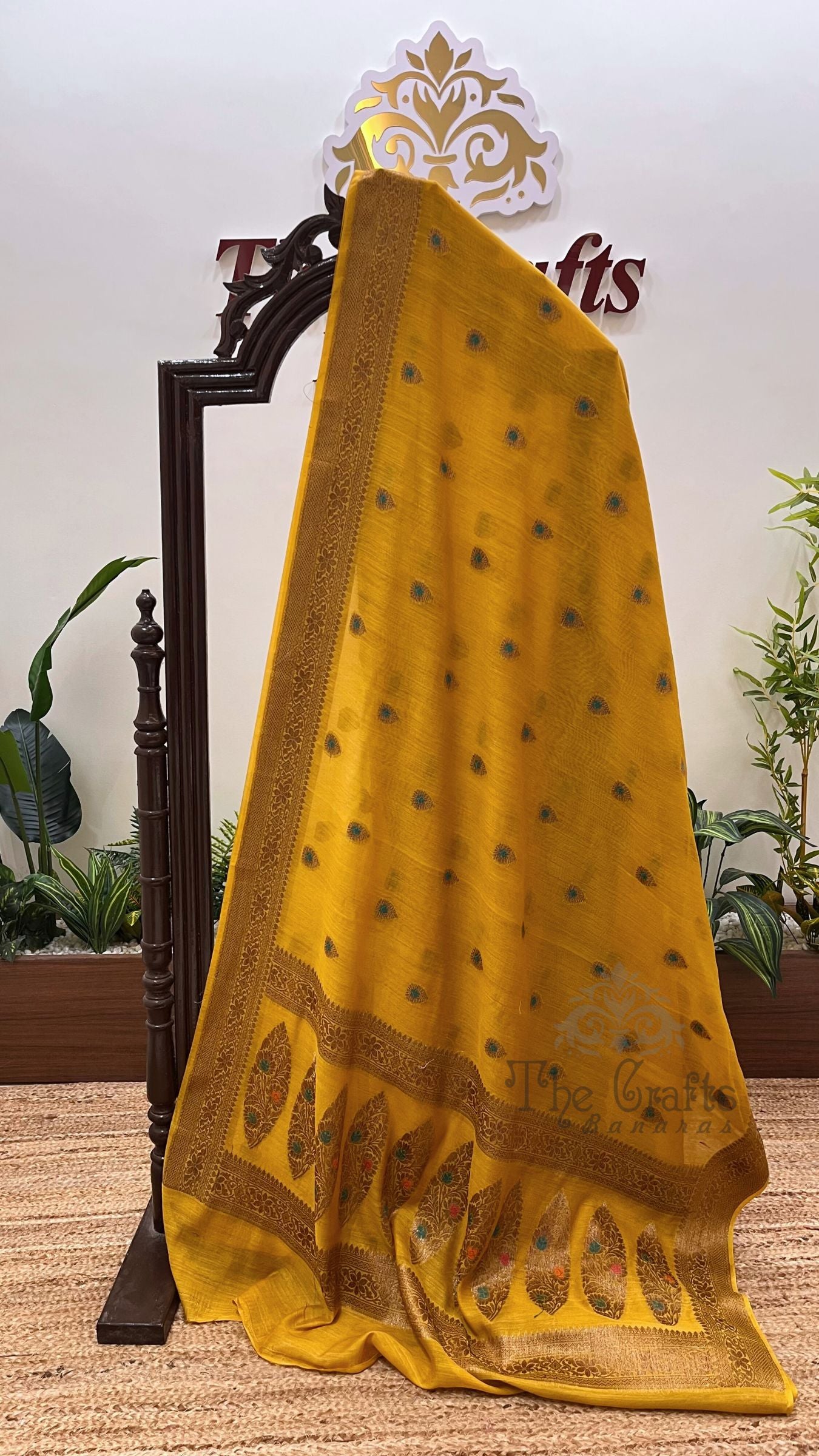 Pure Munga Silk Banarasi Saree