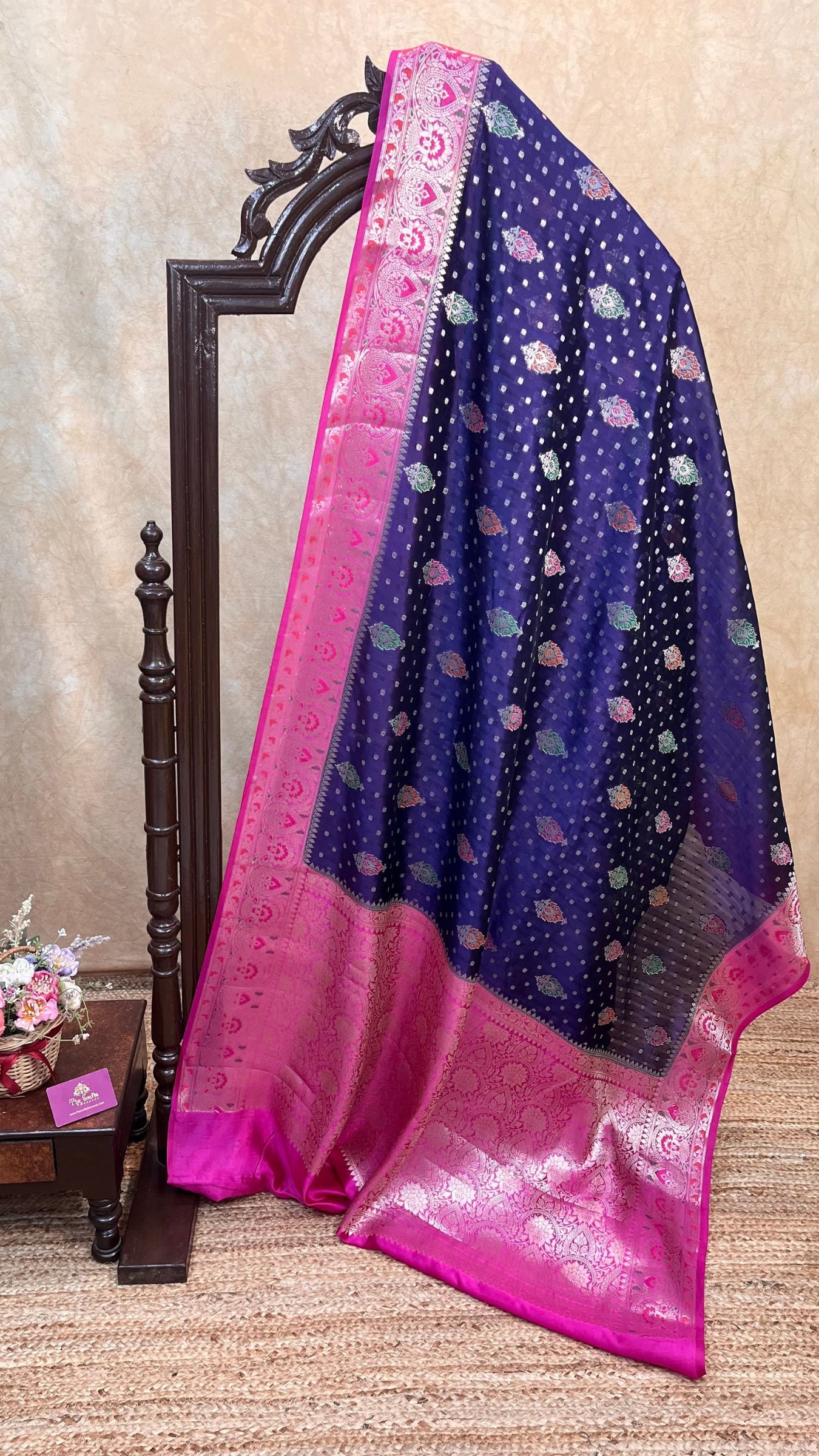 Pure Khaddi Chiffon Banarasi Saree