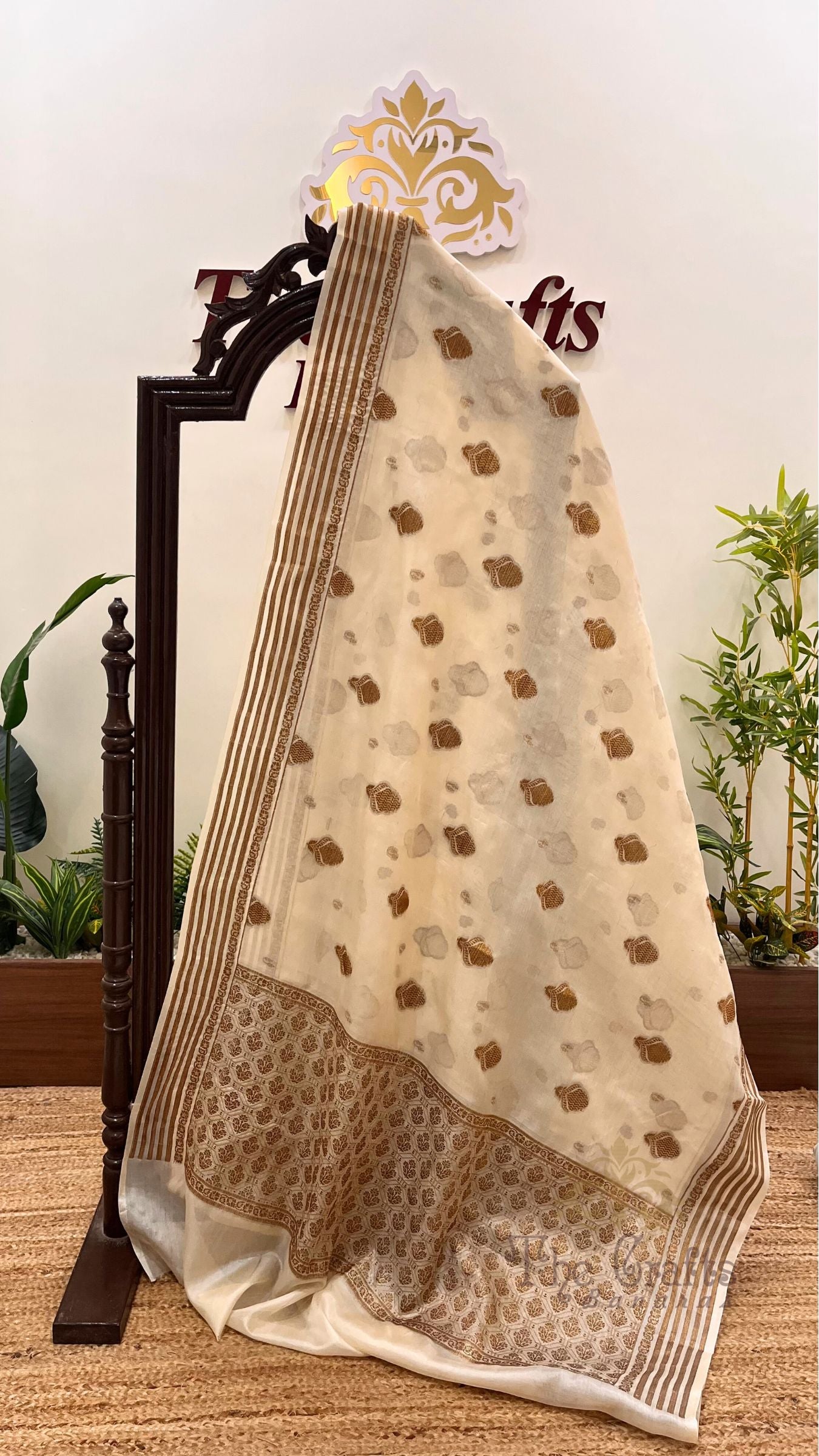 Pure Tussar Silk Banarasi Saree