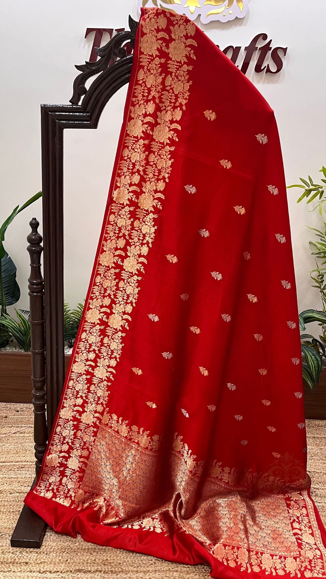 Pure Mango Silk Handloom Banarasi Saree
