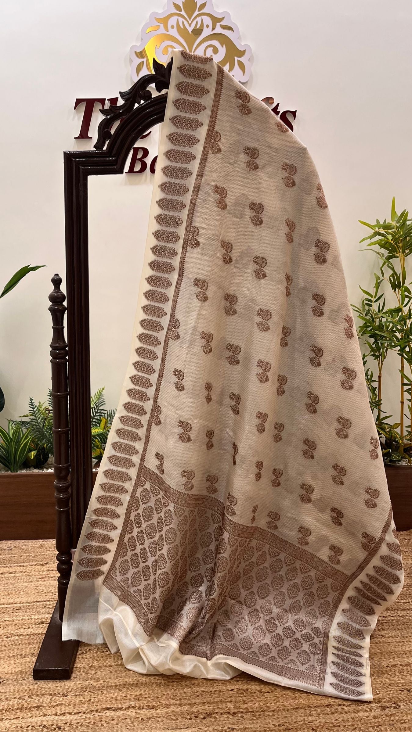 Pure Tussar Silk Banarasi Saree