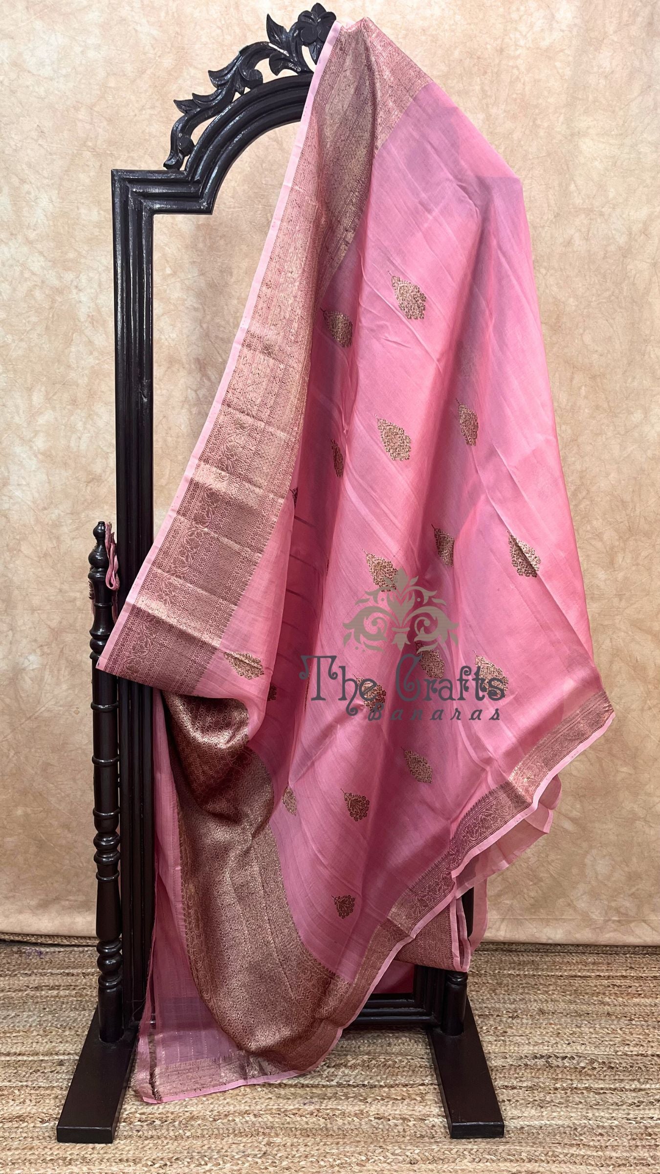 Pure Kora Silk Handloom Banarasi Saree