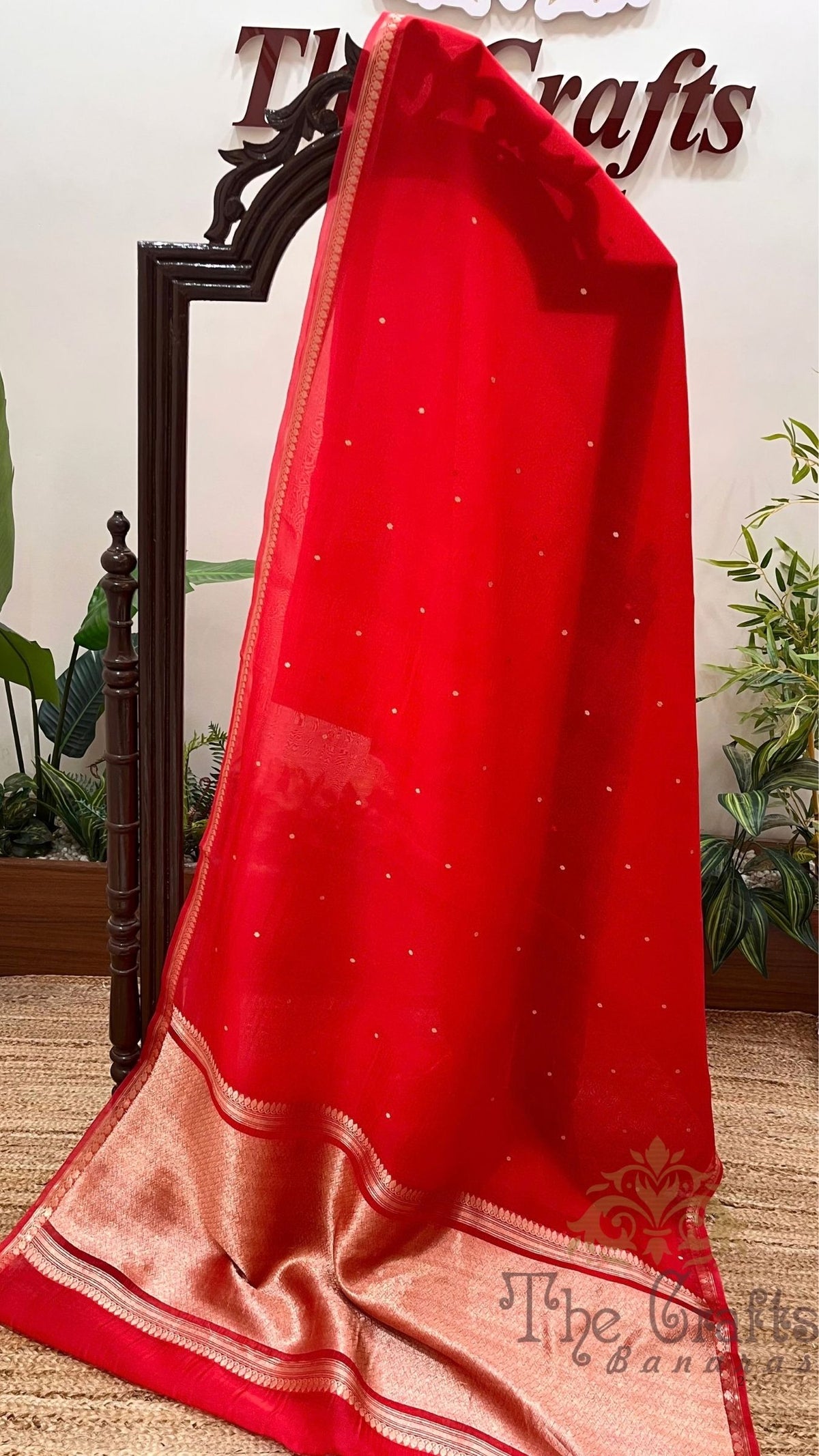 Pure Kora Silk Handloom Banarasi Saree