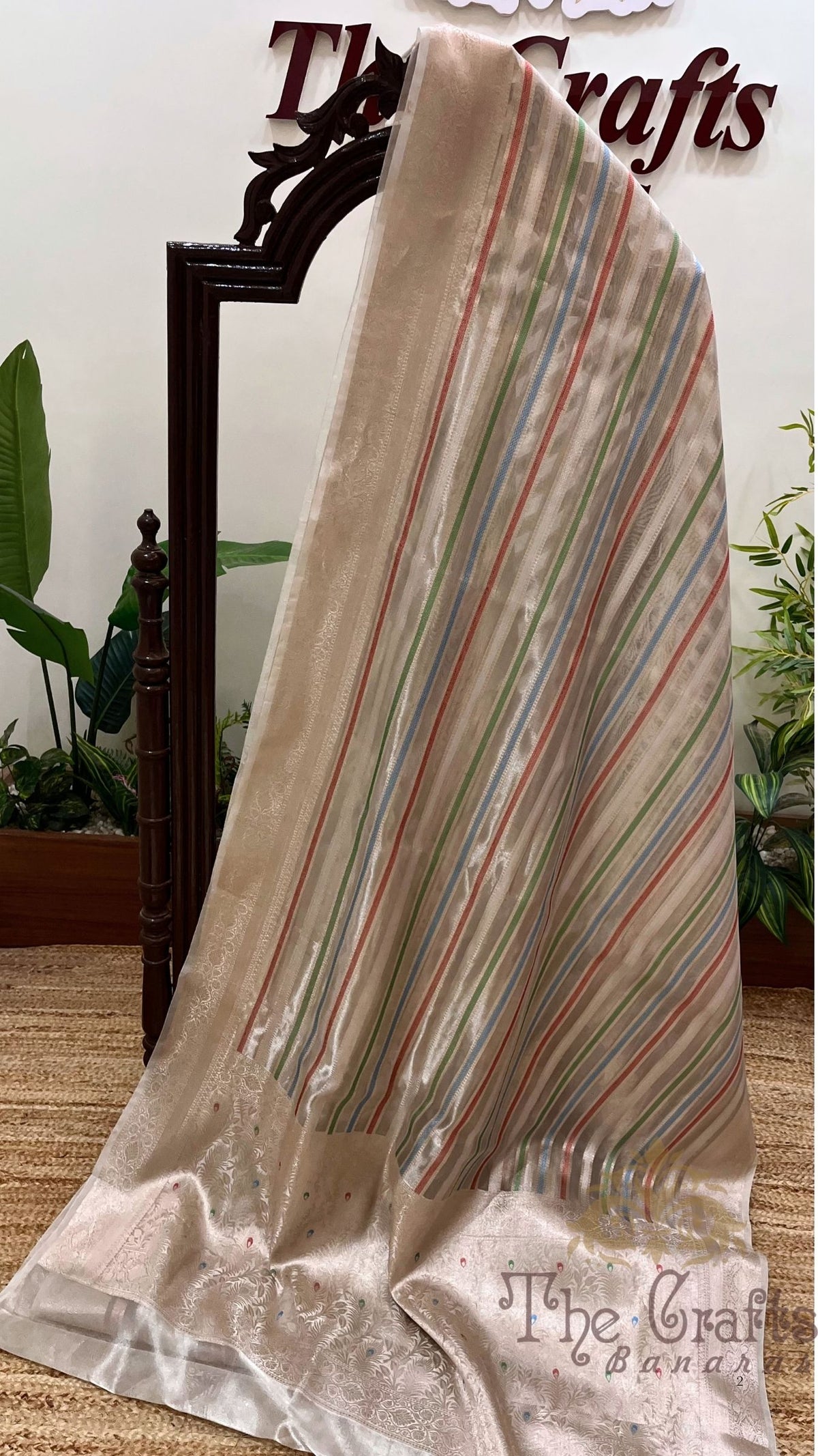 Pure Kora Tissue Silk Banarasi Saree