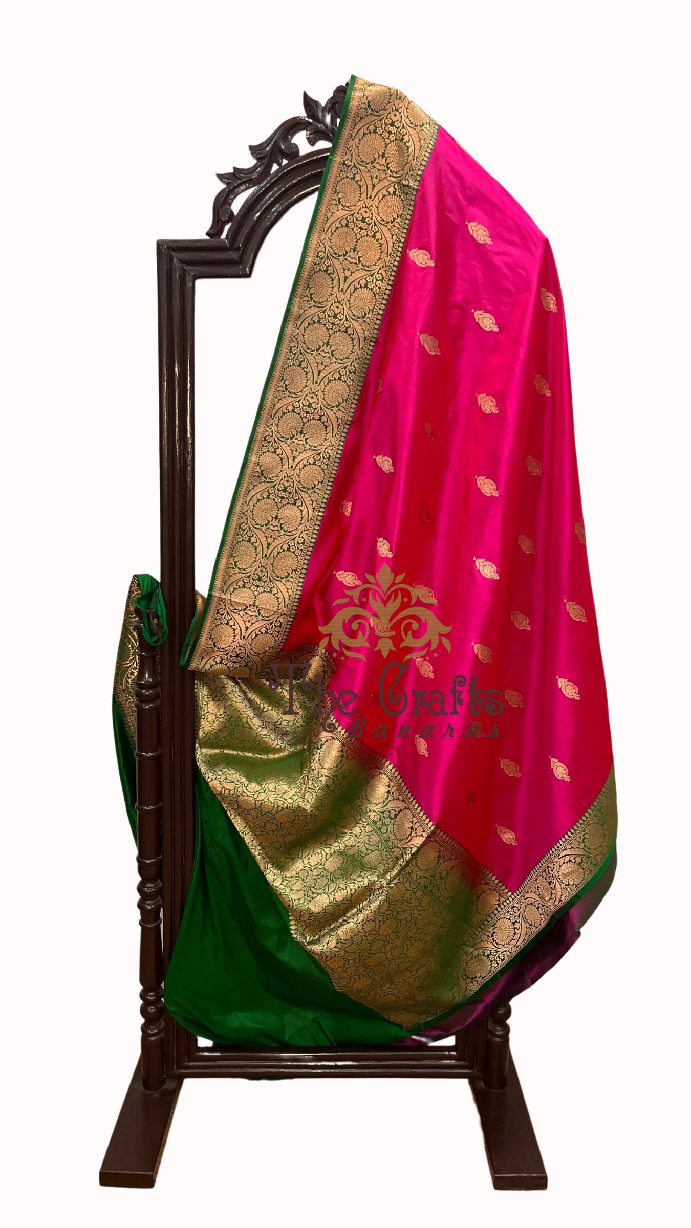 Pure Katan Silk Handloom Banarasi Saree - Kadhua Buti