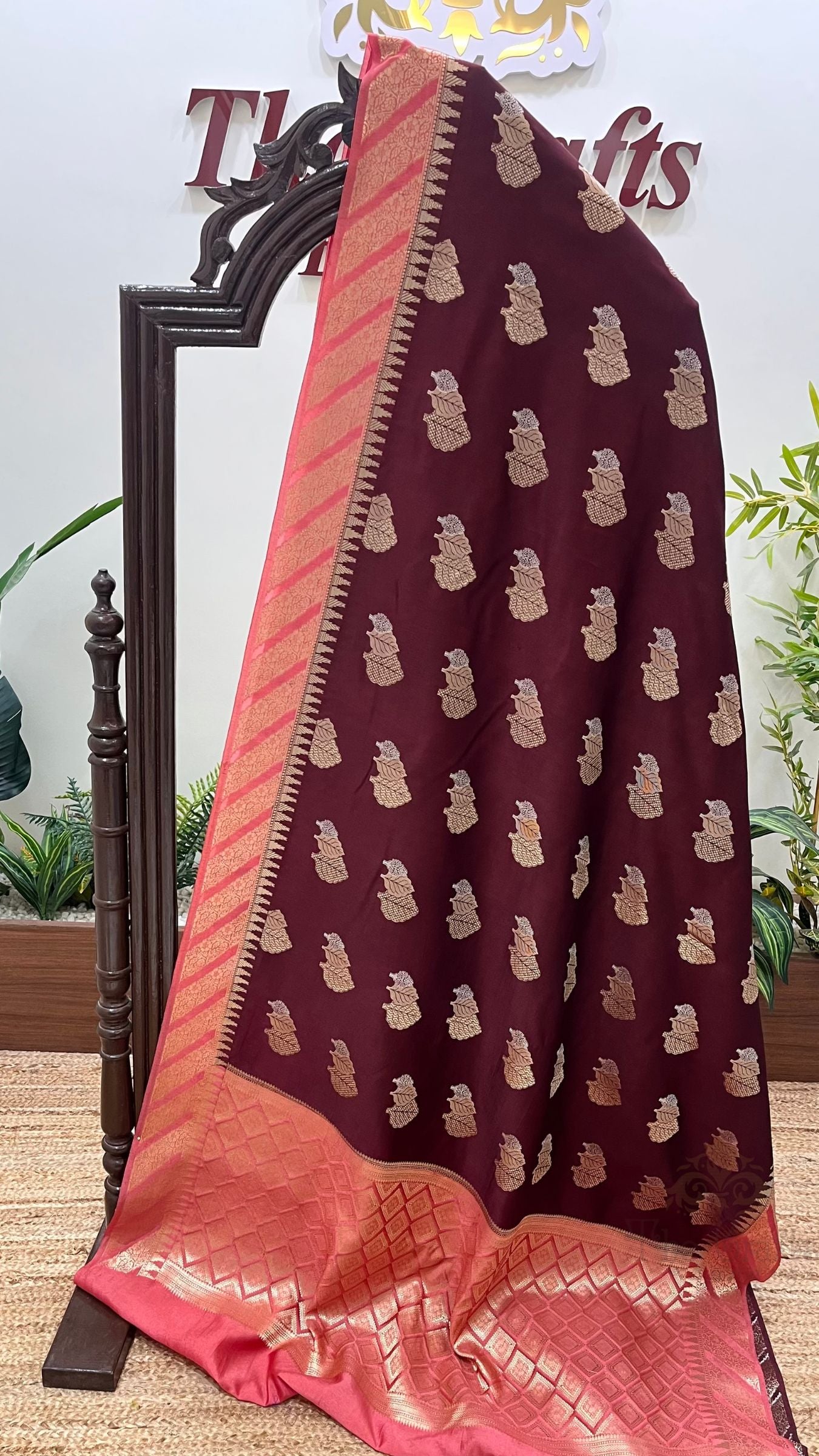 Pure Mango Silk Banarasi Saree