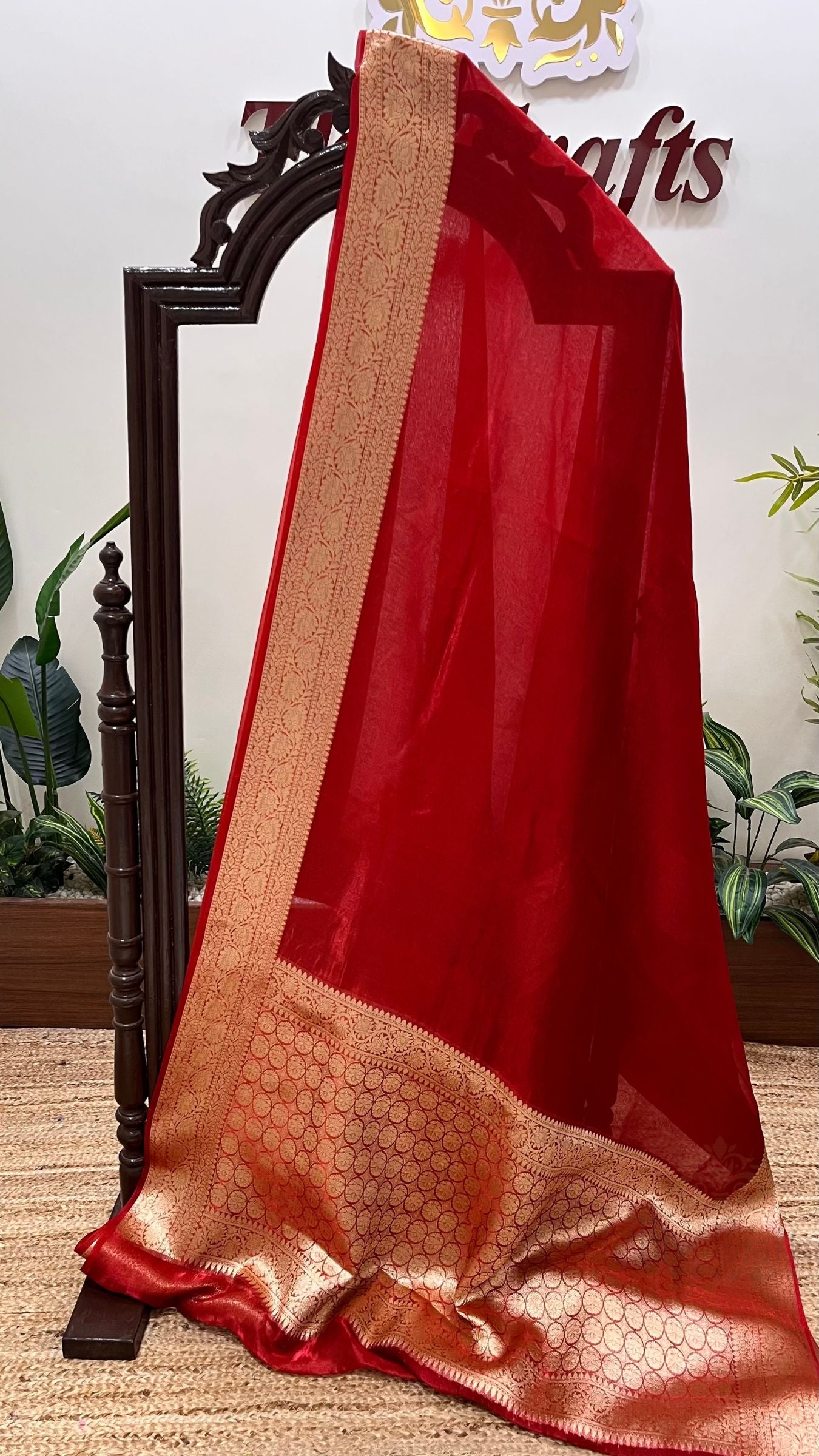 Pure Kora Tissue Silk Banarasi Saree