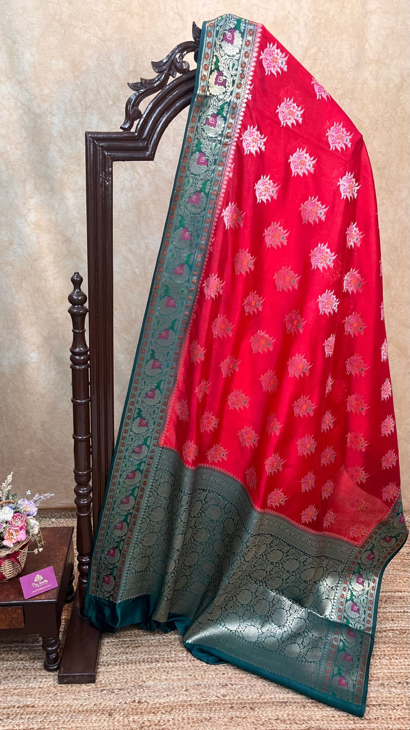 Pure Khaddi Chiffon Banarasi Saree