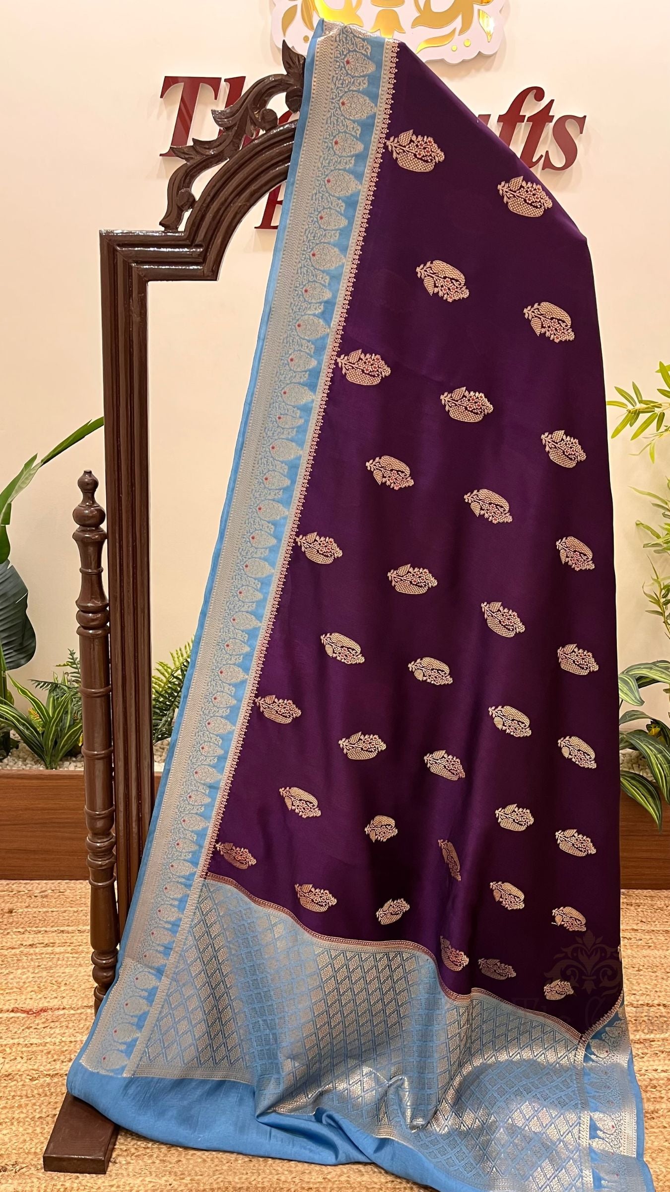 Pure Mango Silk Banarasi Saree