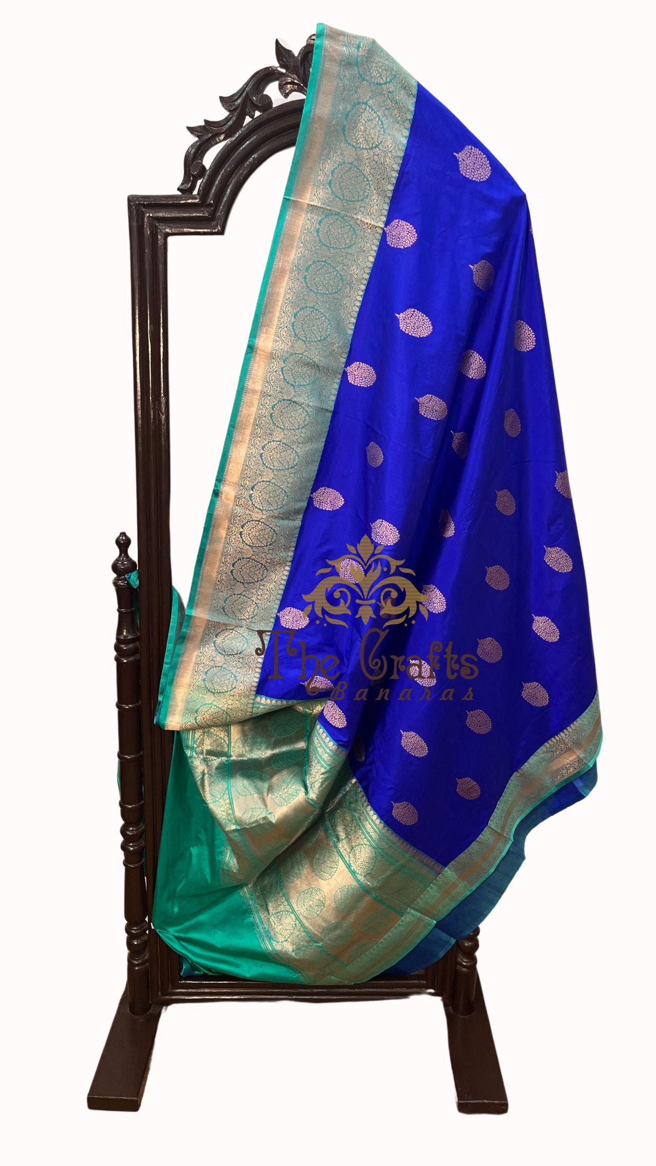 Pure Katan Silk Handloom Banarasi Saree - Kadhua Buti