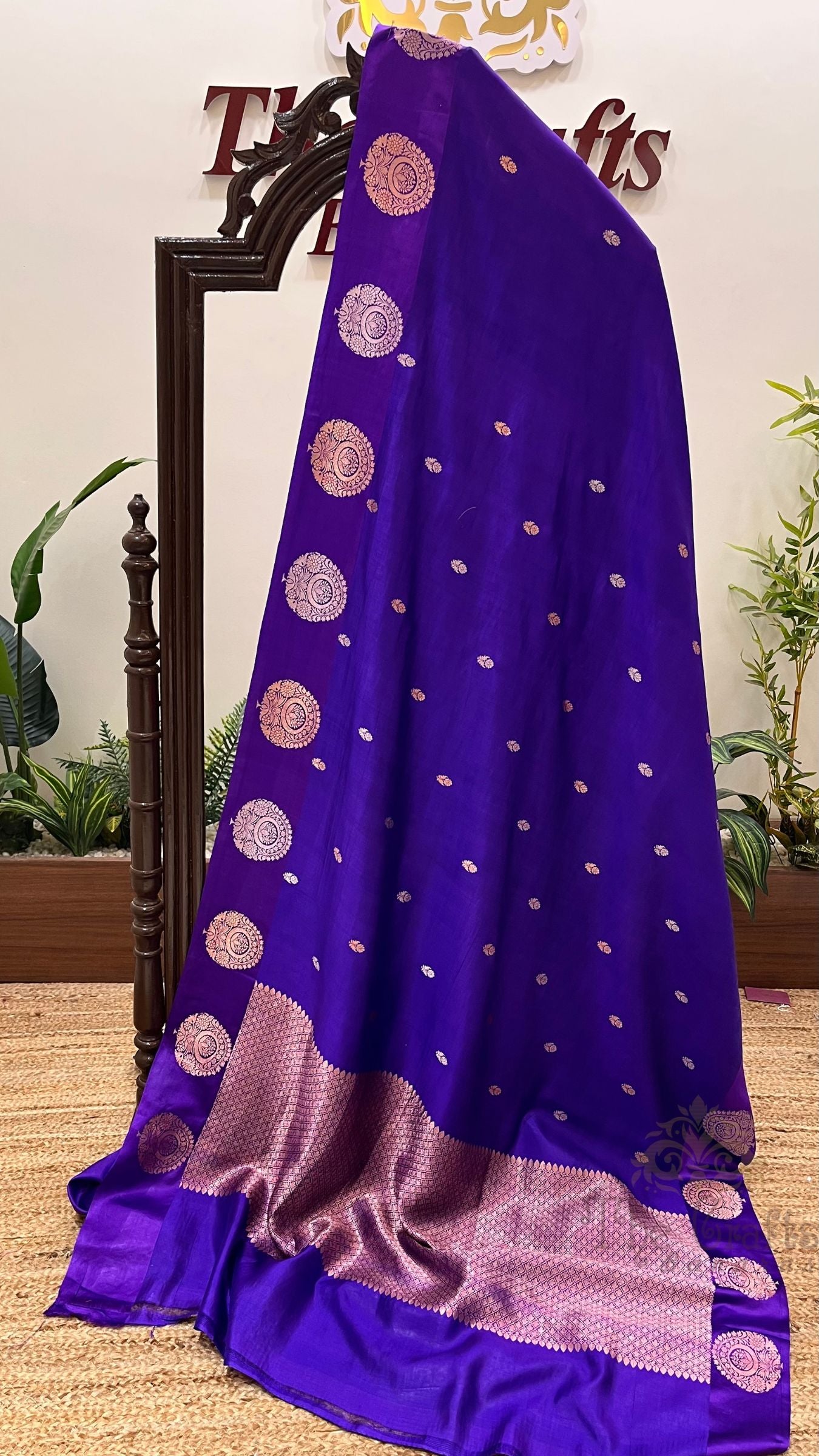 Pure Mango Silk Handloom Banarasi Saree