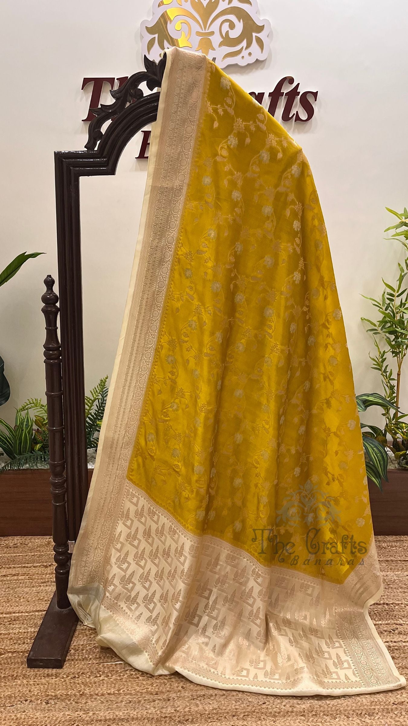 Pure Mango Silk Banarasi Saree