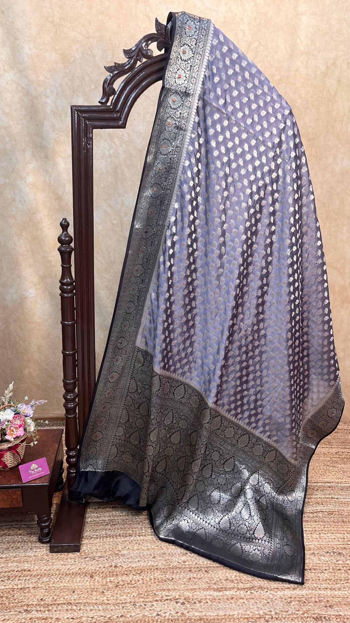 Pure Khaddi Chiffon Banarasi Saree