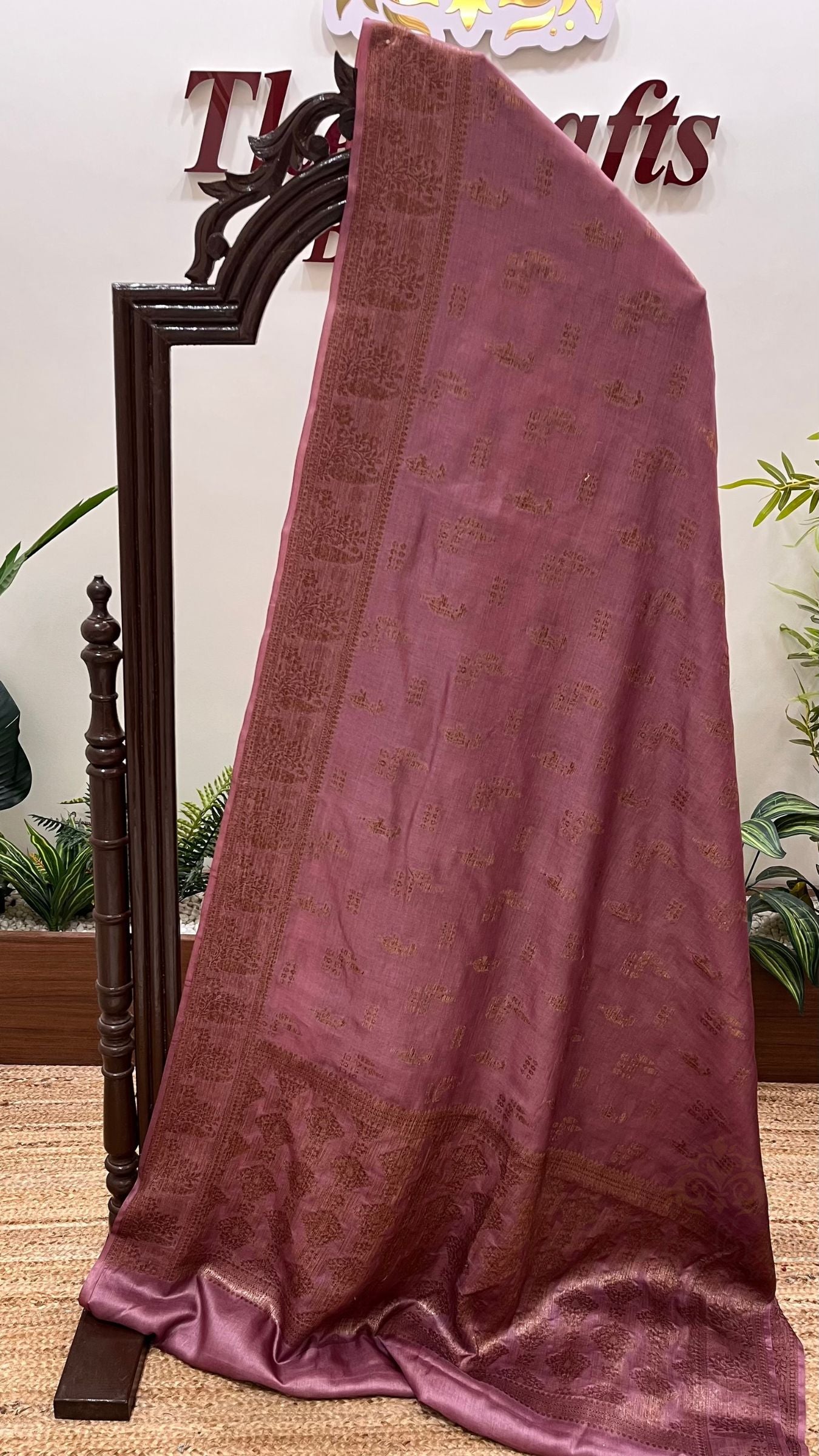 Pure Tussar Silk Banarasi Saree