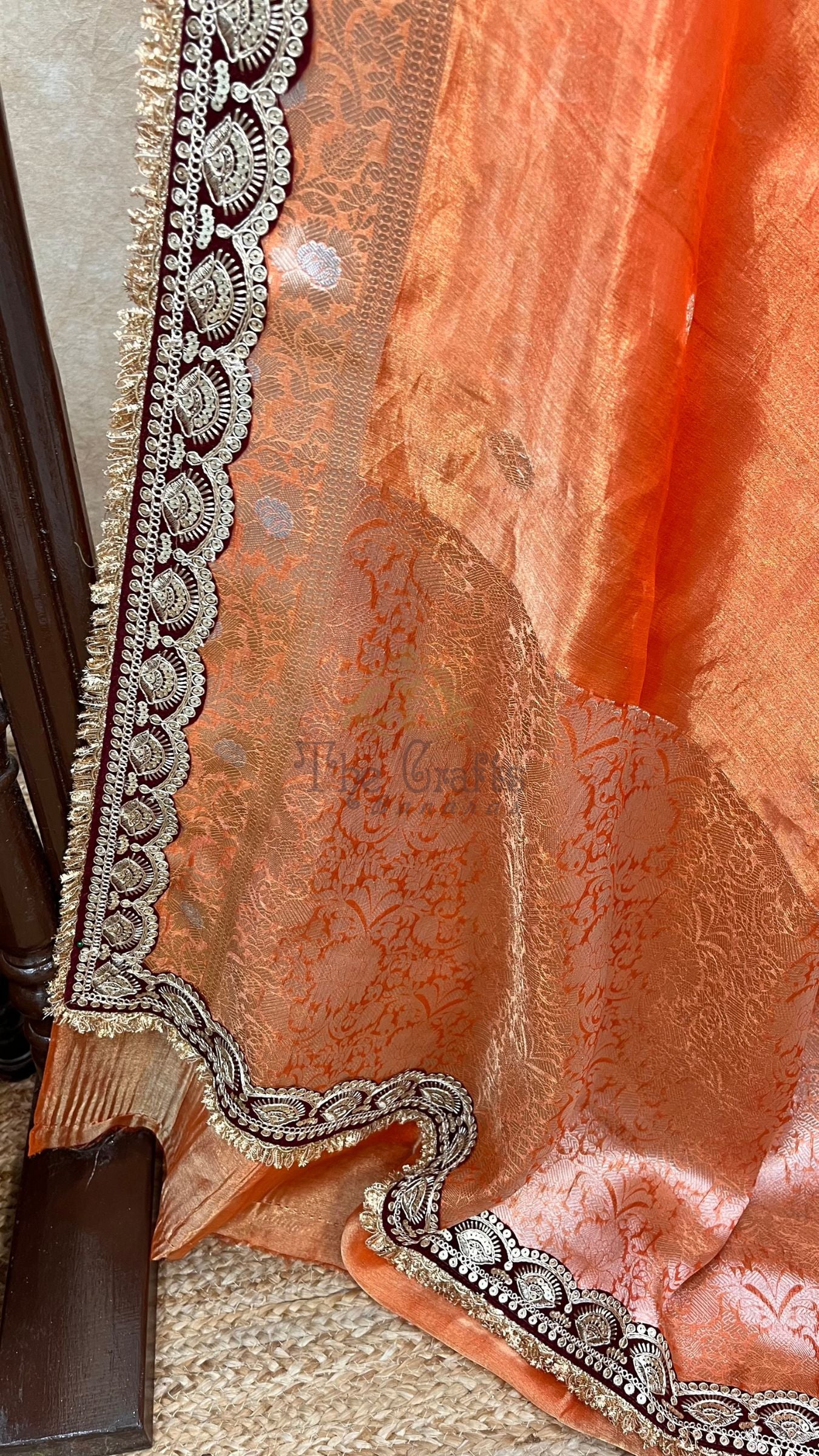 Pure Kora Tissue Silk Banarasi Saree