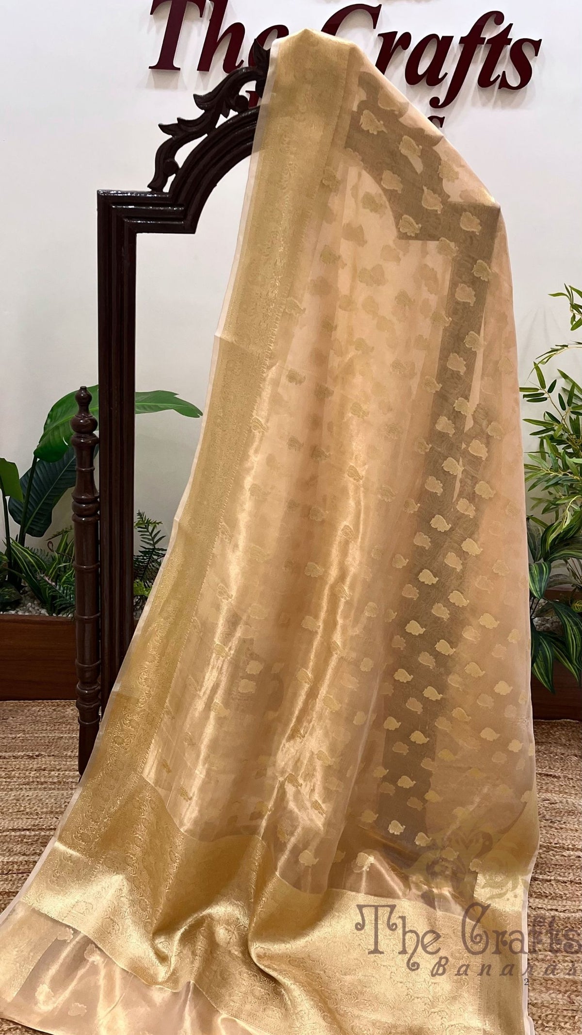 Pure Kora Tissue Silk Banarasi Saree