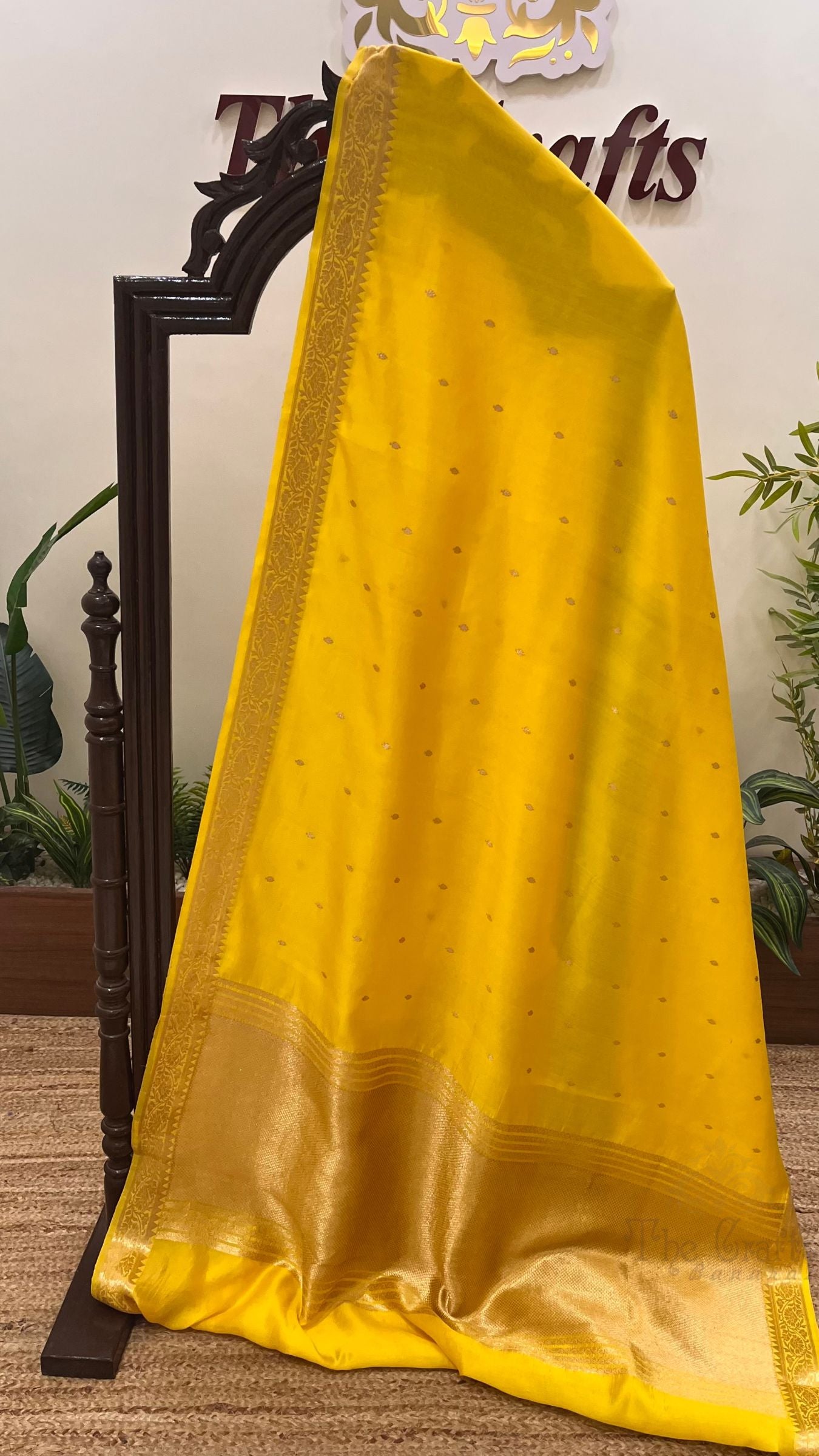Pure Mango Silk Handloom Banarasi Saree