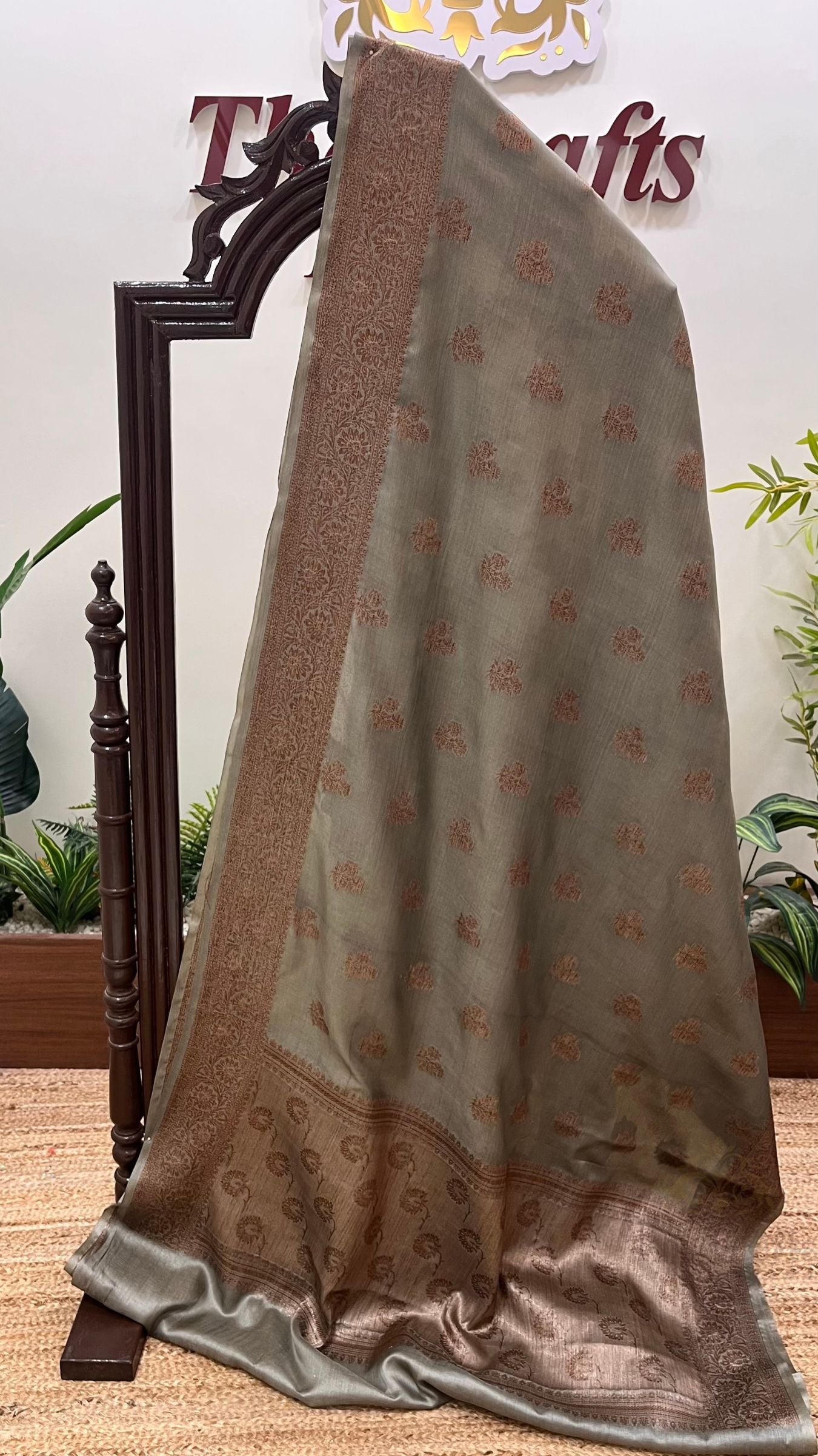 Pure Tussar Silk Banarasi Saree