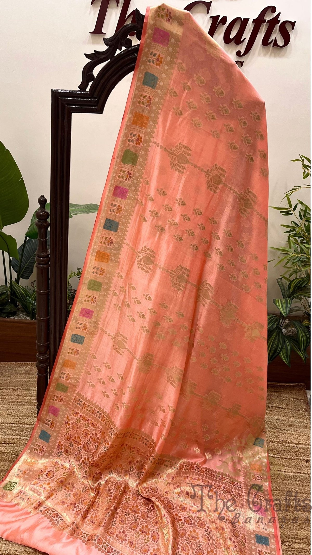 Pure Mango Silk Banarasi Saree
