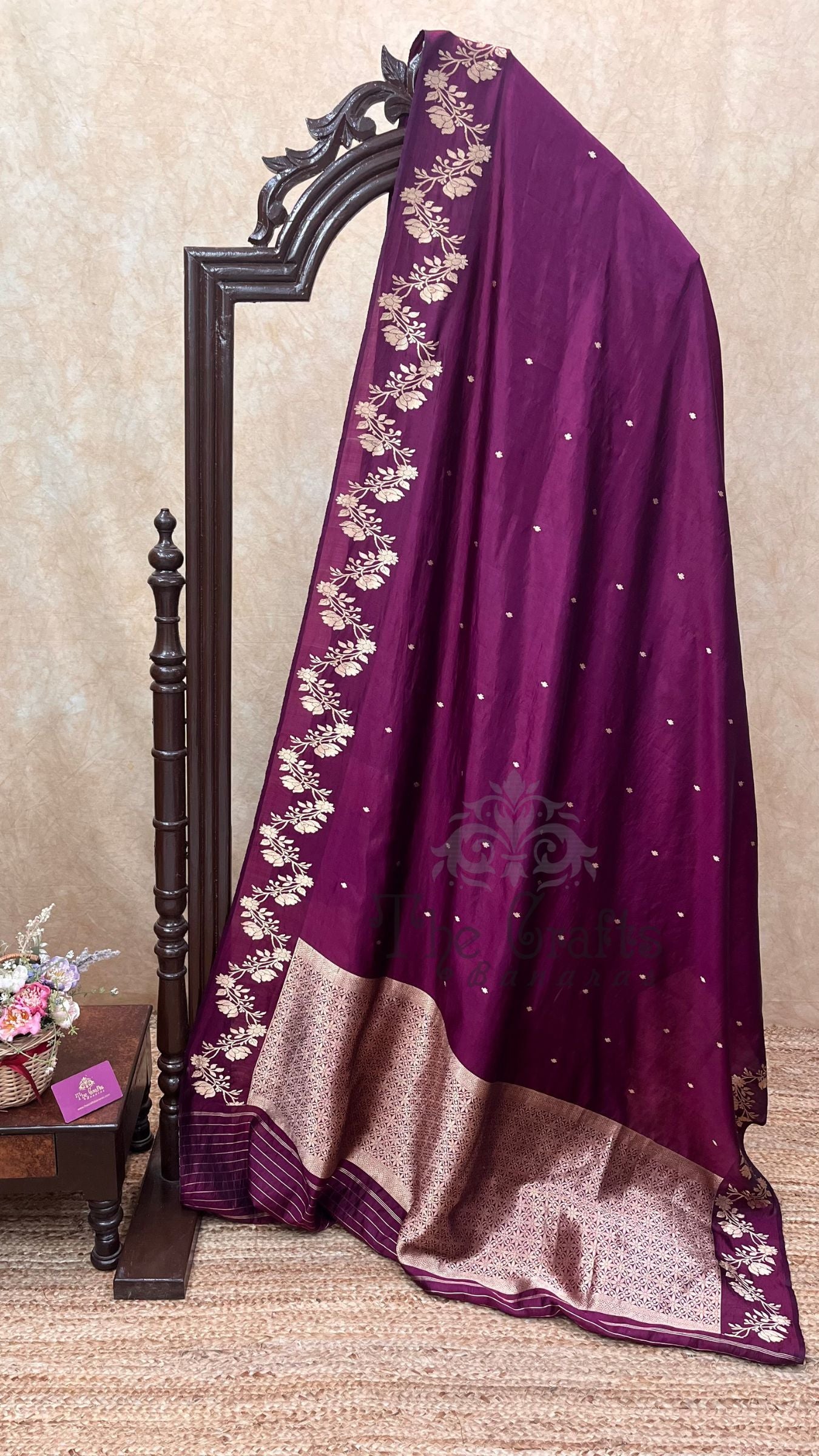 Pure Mango Silk Handloom Banarasi Saree