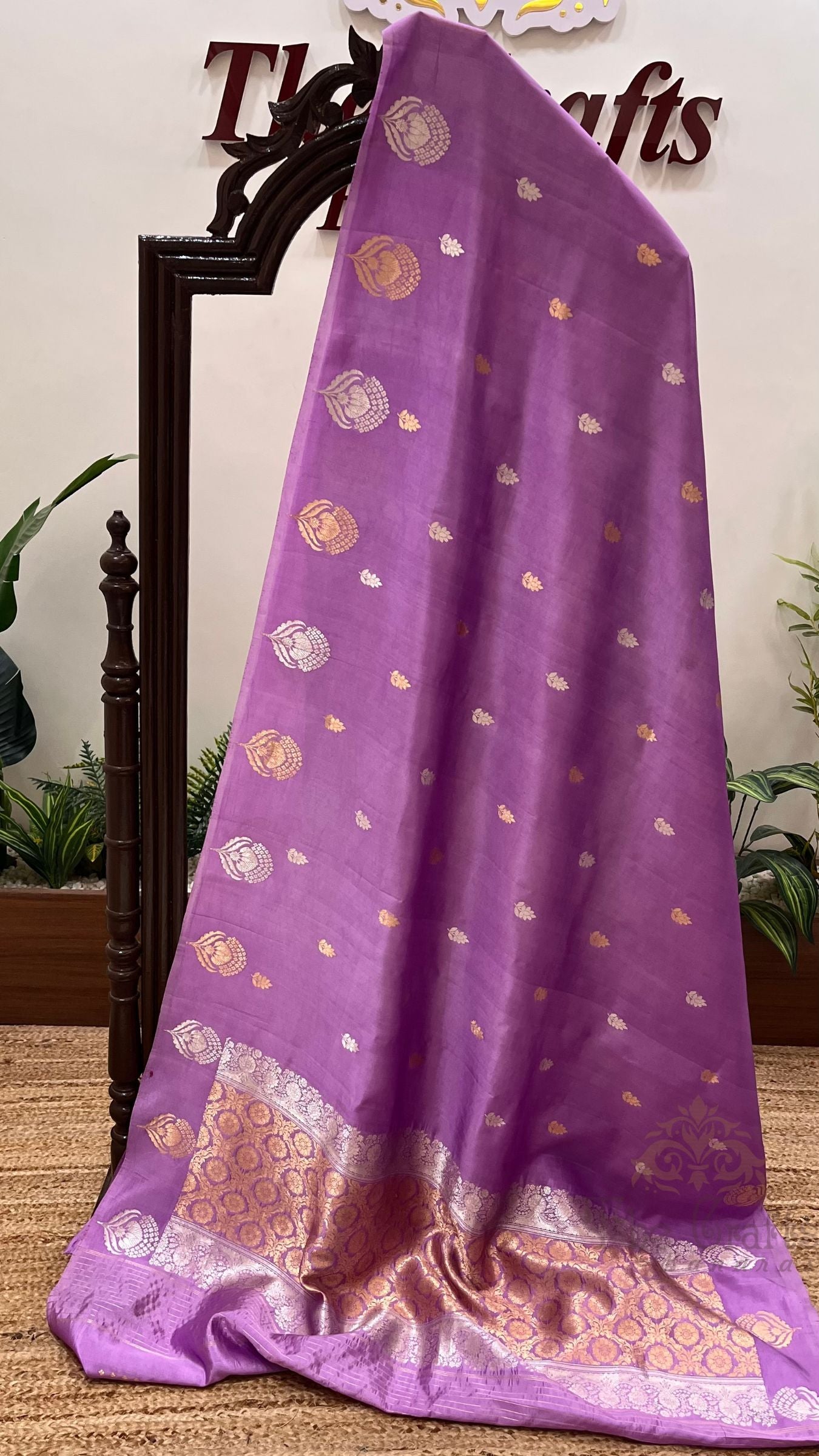 Pure Mango Silk Handloom Banarasi Saree